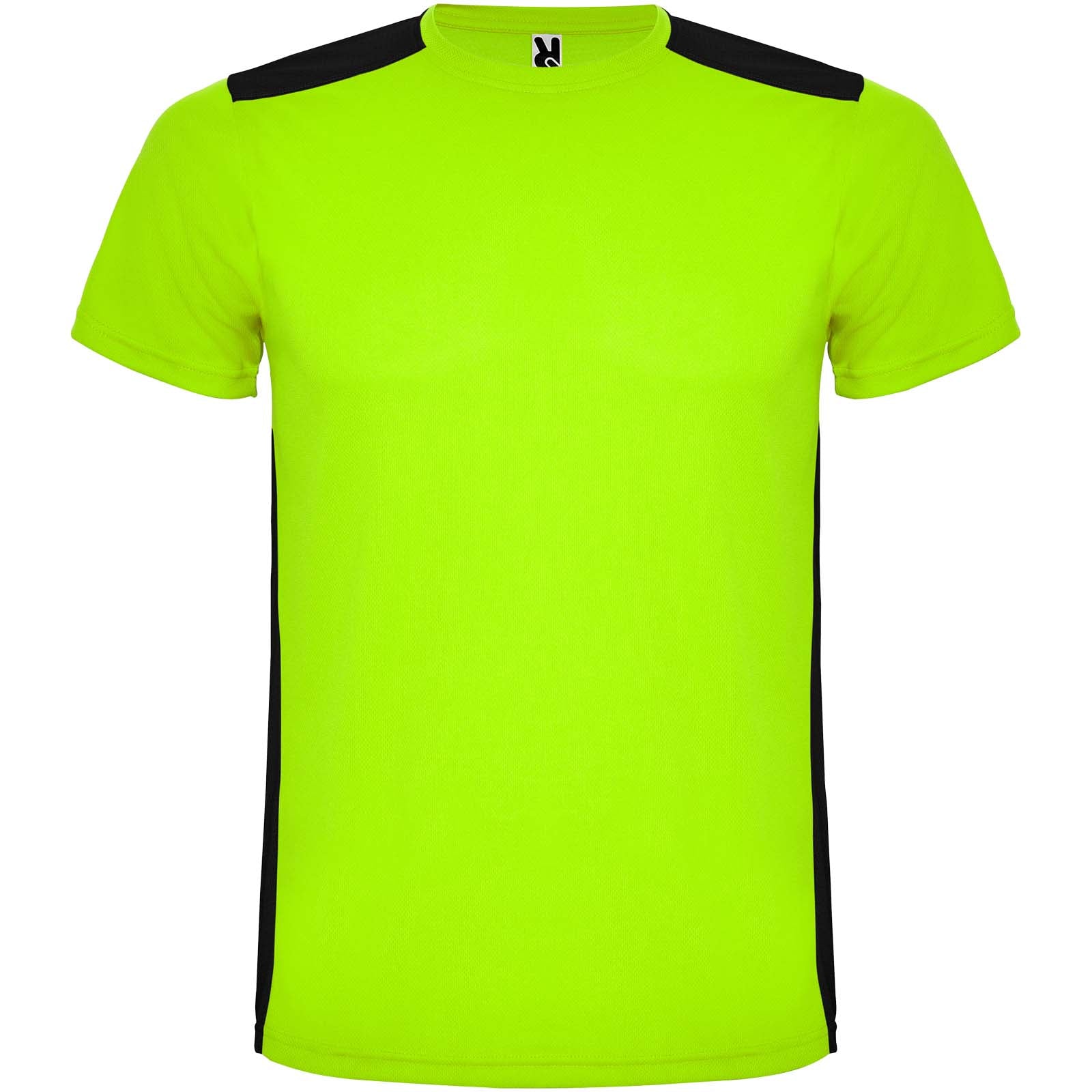 Detroit 130 g/m² Sport T-Shirt für Kinder – Limone Schwarz – 16