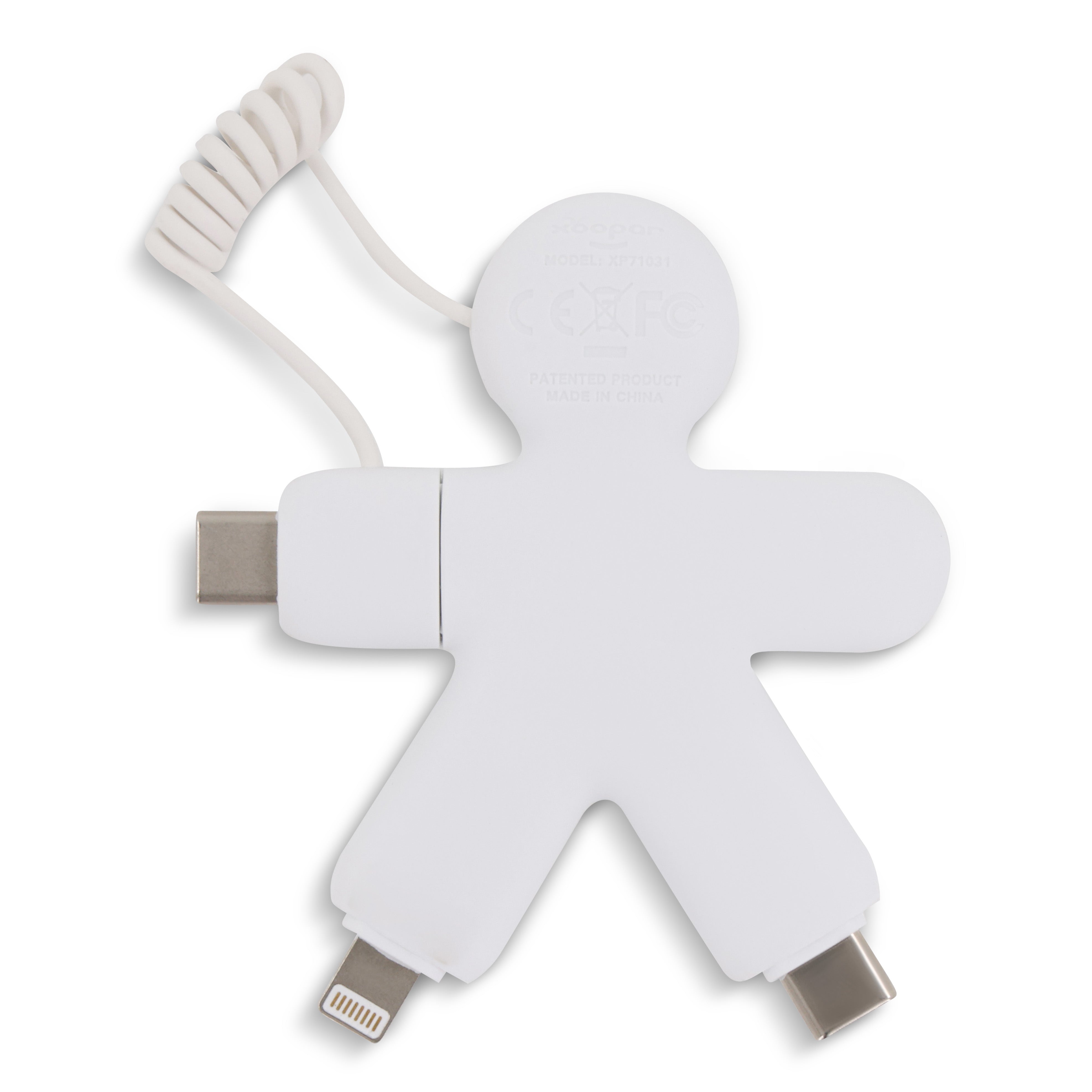 Xoopar „Buddy Eco“ Multiladekabel mit Schlüsselanhänger