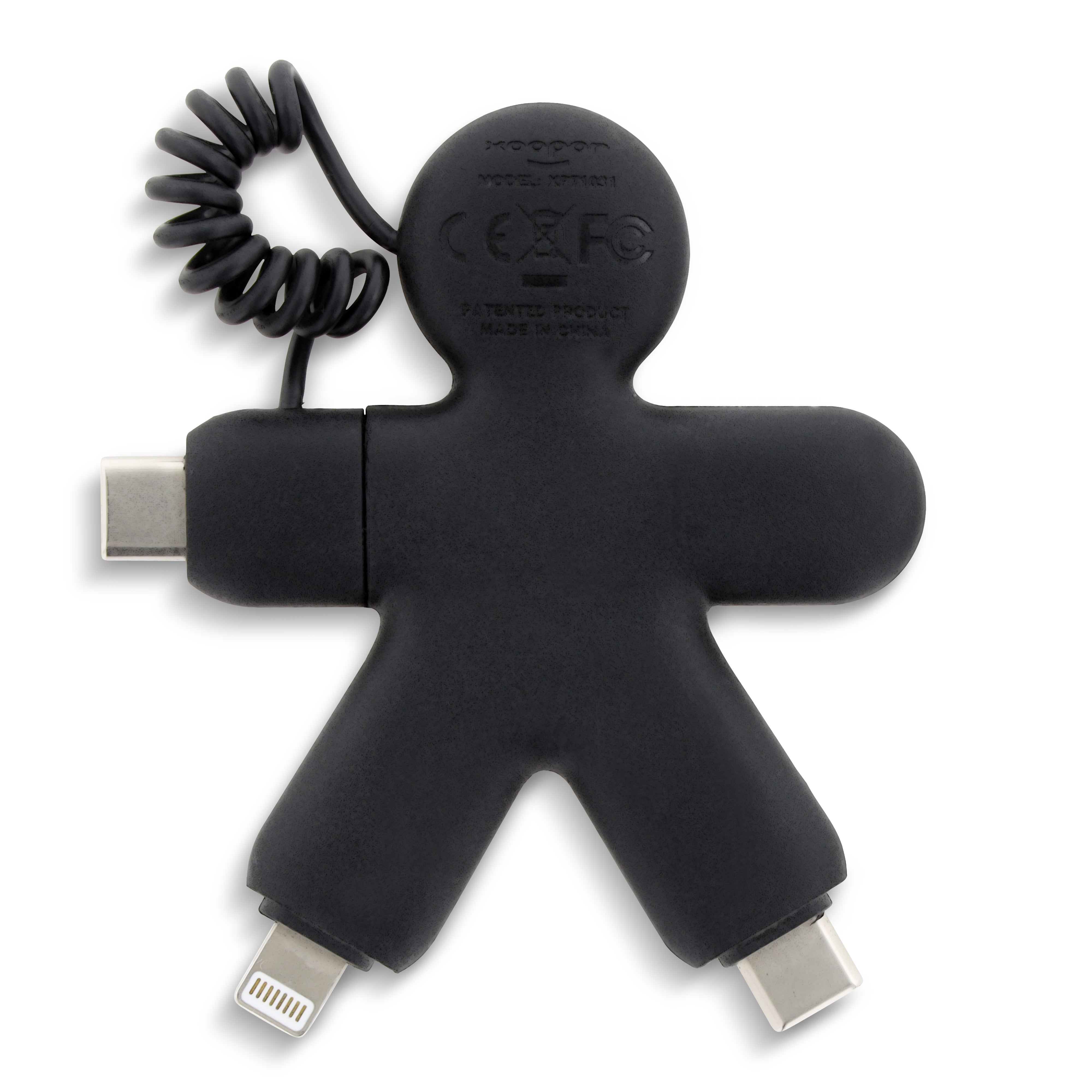 Xoopar „Buddy Eco“ Multiladekabel mit Schlüsselanhänger
