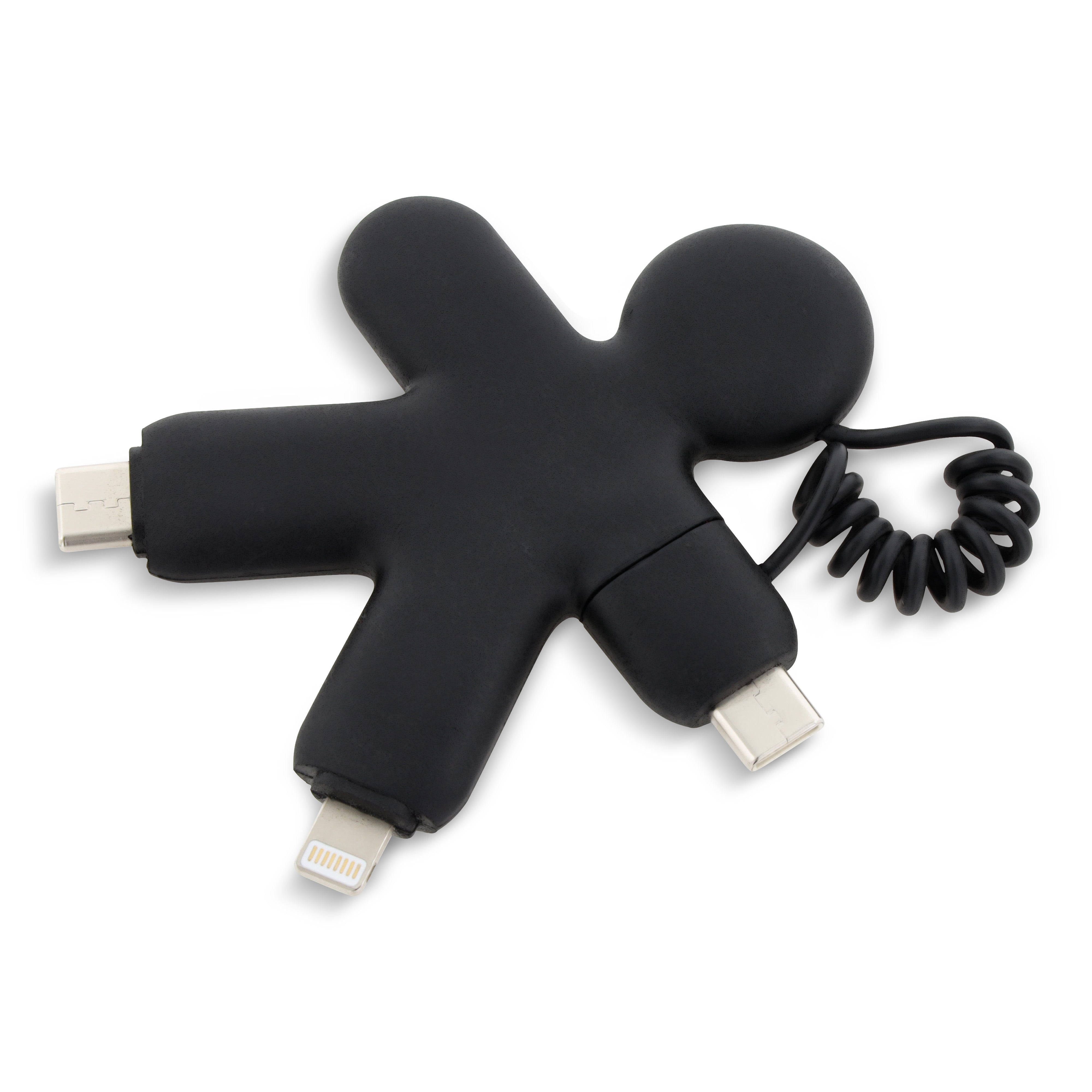 Xoopar „Buddy Eco“ Multiladekabel mit Schlüsselanhänger