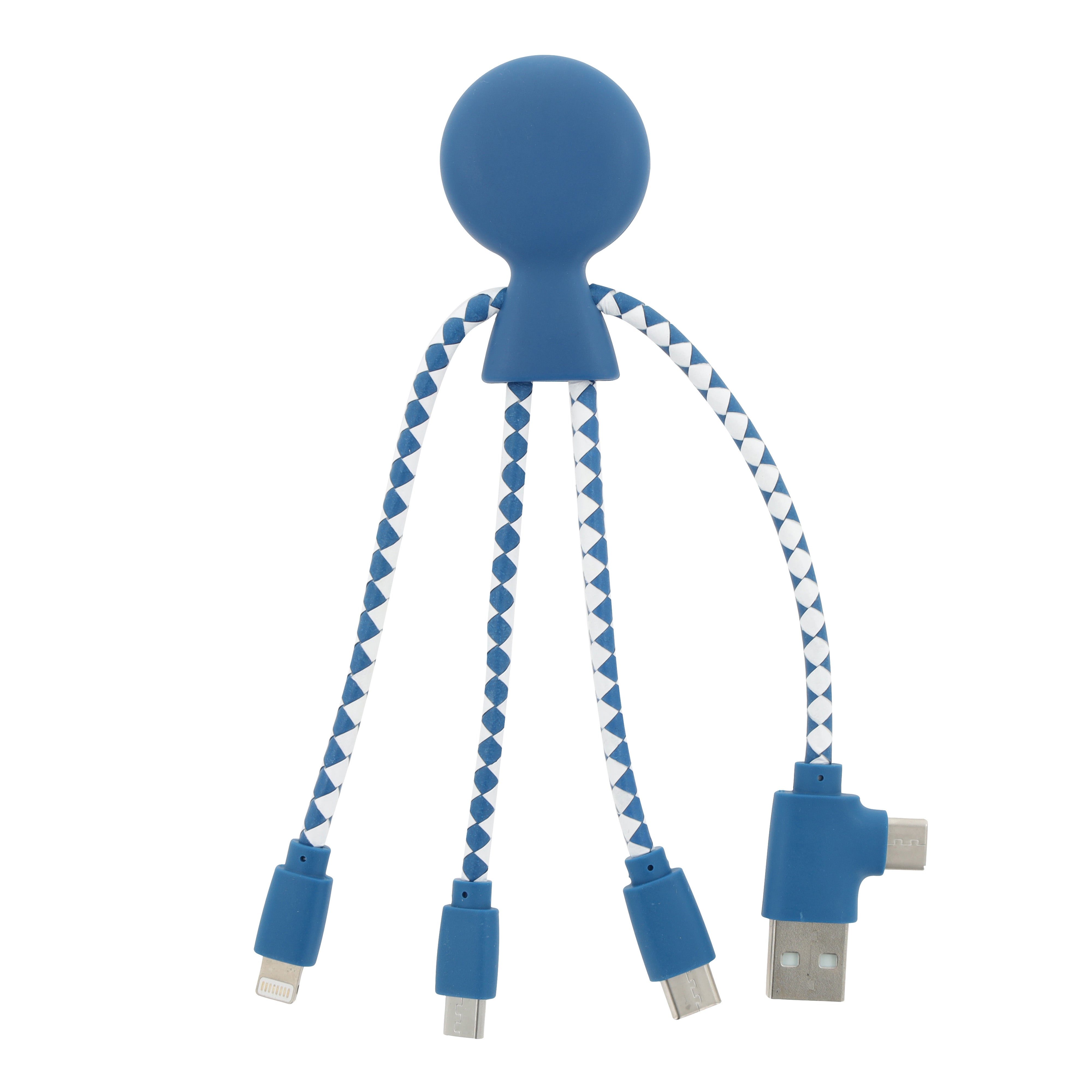 Xoopar „Mr. Bio“ Multiladekabel aus recyceltem Kunststoff