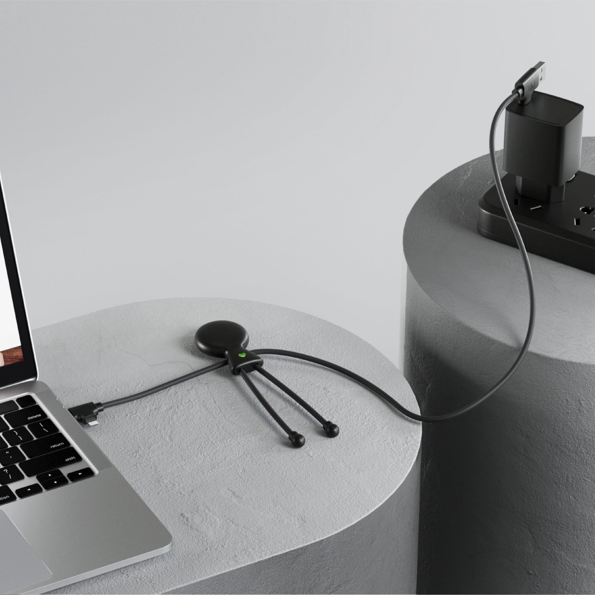 2089 | Xoopar Mr. Bio Long Power Delivery Cable with data transfer