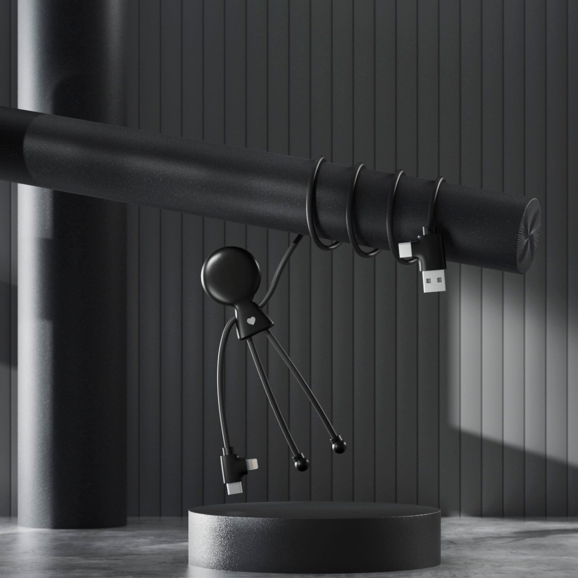 2089 | Xoopar Mr. Bio Long Power Delivery Cable with data transfer