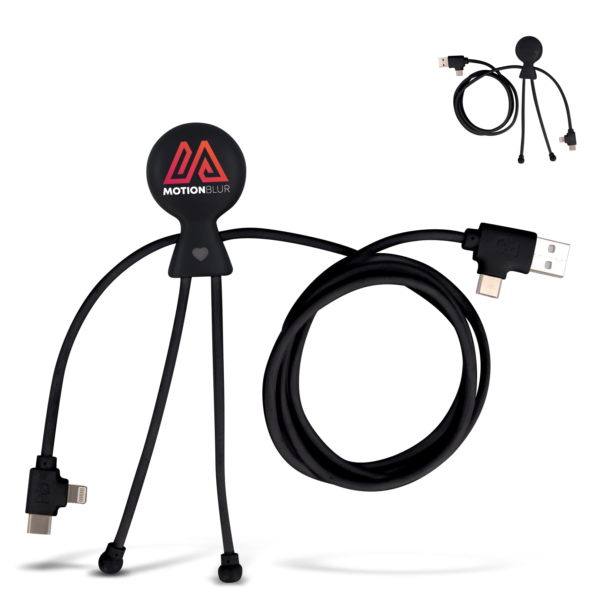 2089 | Xoopar Mr. Bio Long Power Delivery Cable with data transfer