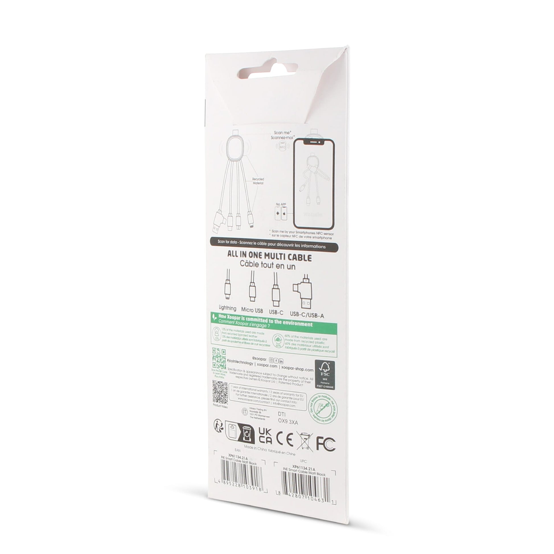 4000 | Xoopar Iné Smart Charging cable with NFC