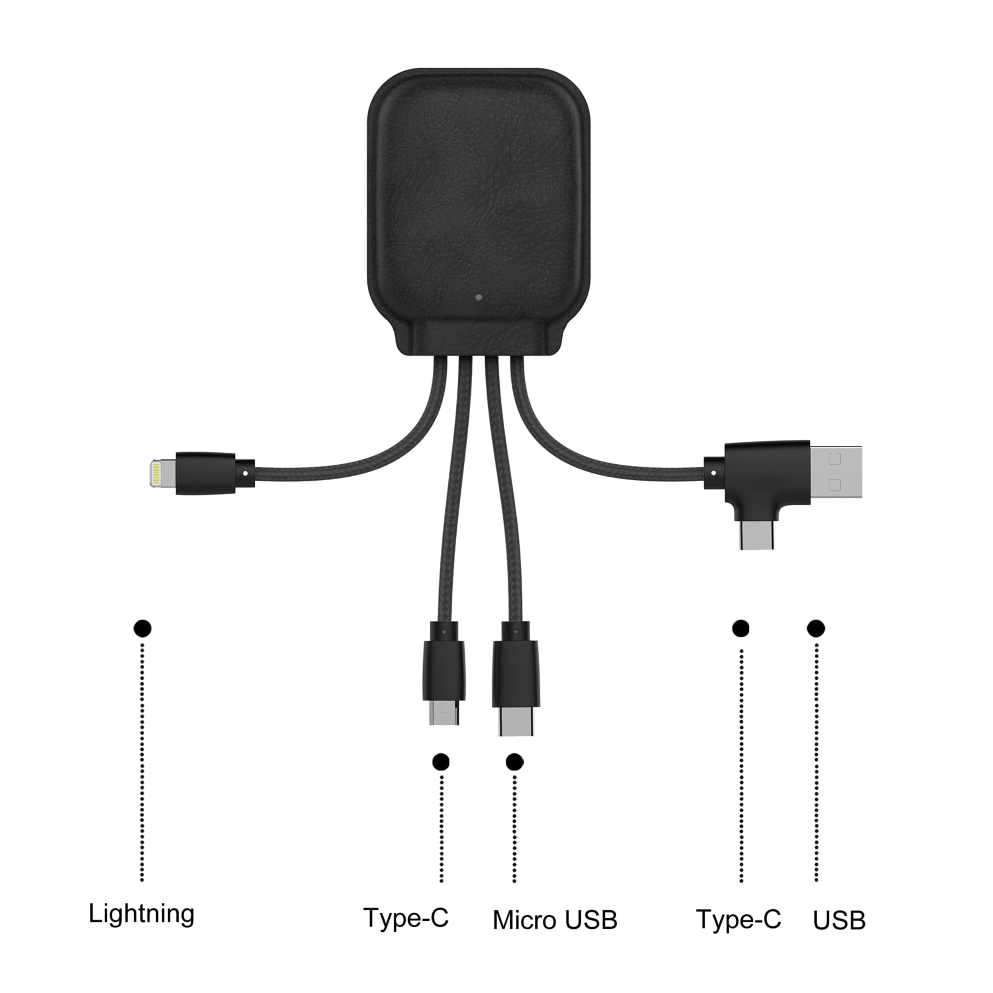 4001 | Xoopar Iné Gamma NFC Powerbank with Charging cables 3000mAh