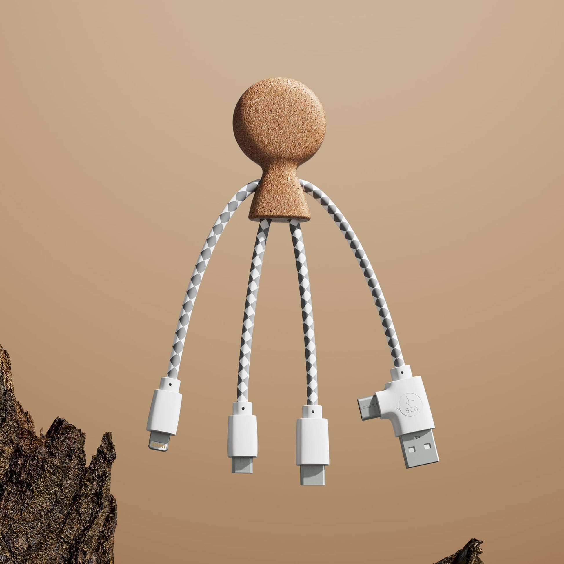 Xoopar Mr. Bio Cork Charging Cable