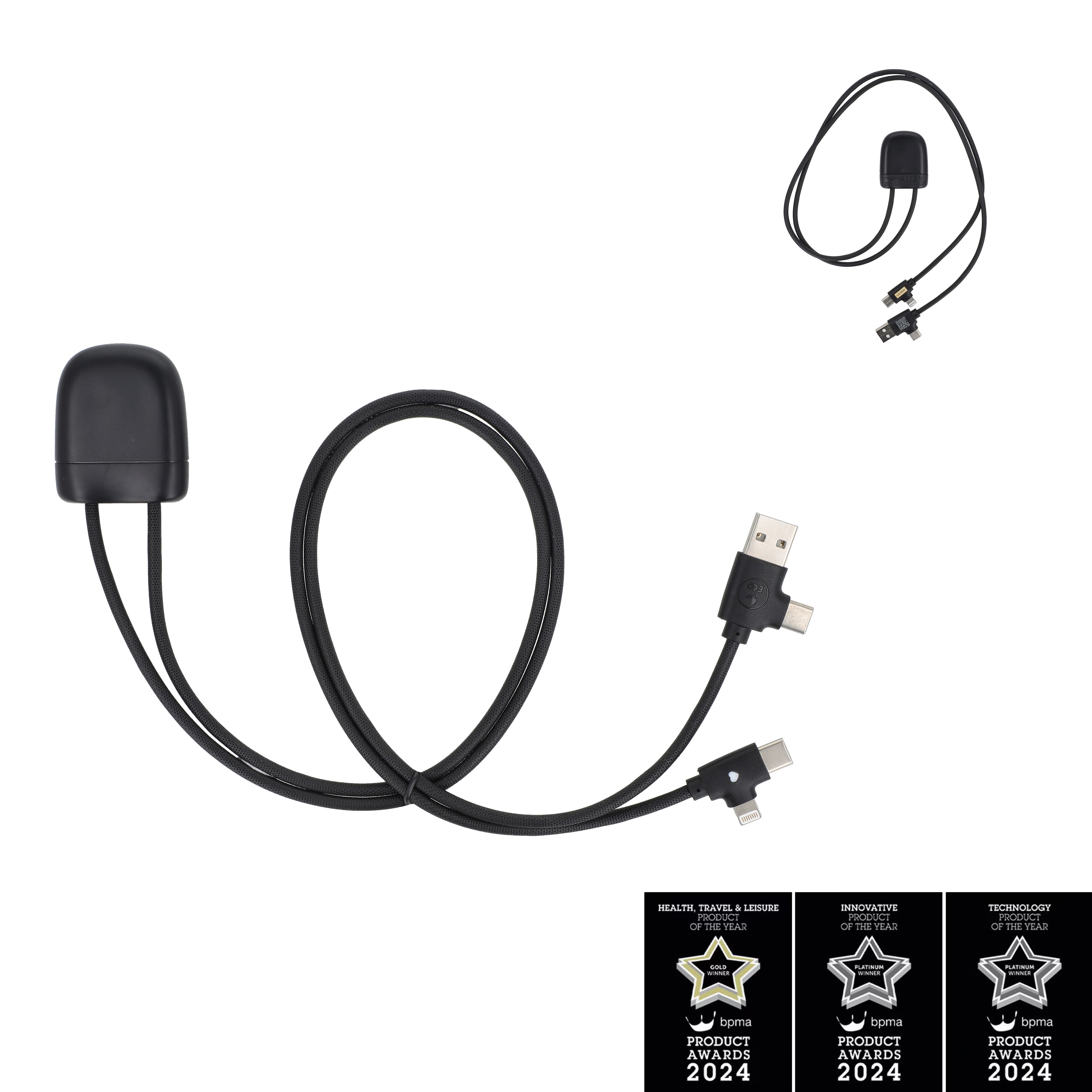 Xoopar „IceTag“ Ladekabel mit Apple Find My® Tracker