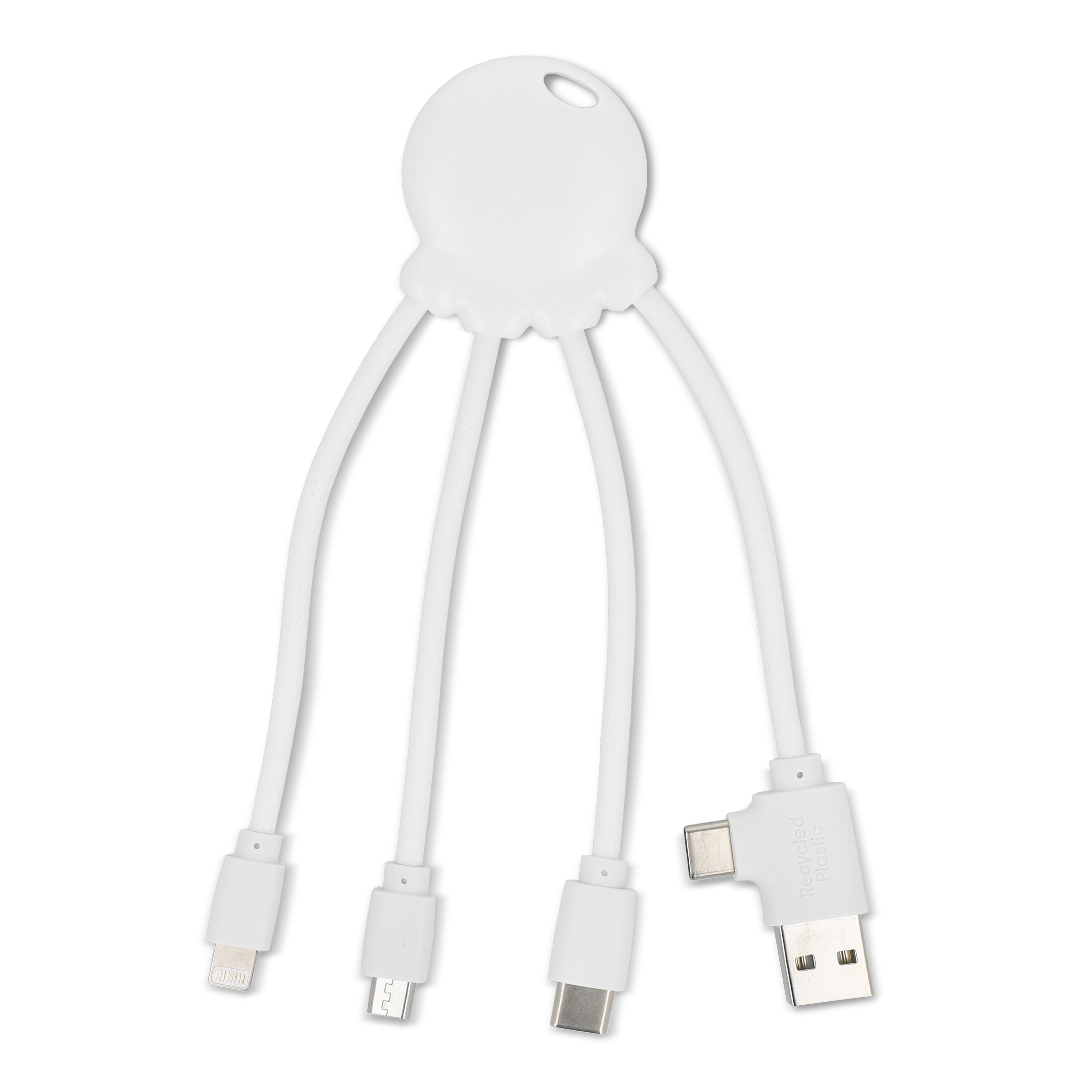 Xoopar „Eco Octopus“ Multiladekabel aus Ocean-Bound Plastic