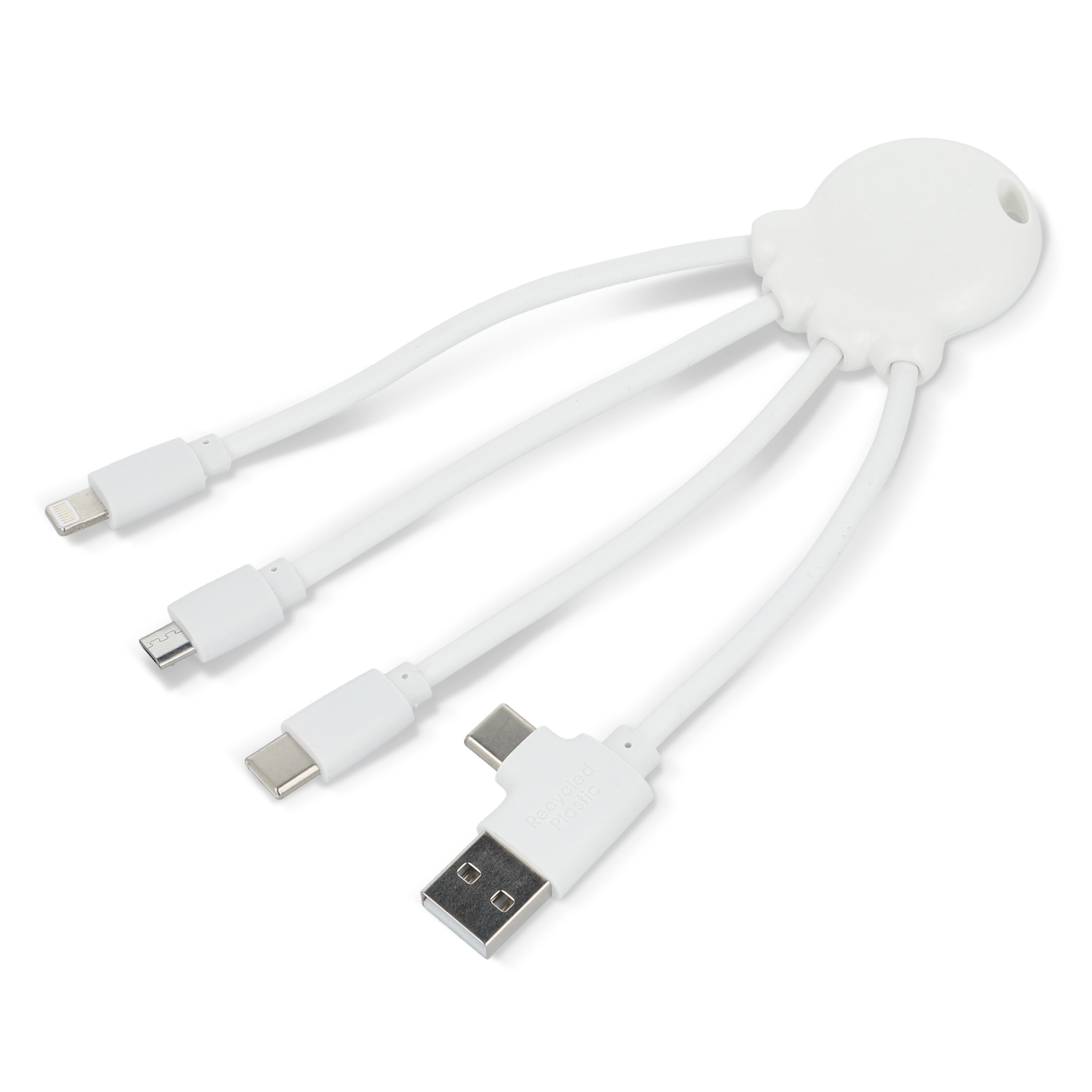 Xoopar „Eco Octopus“ Multiladekabel aus Ocean-Bound Plastic