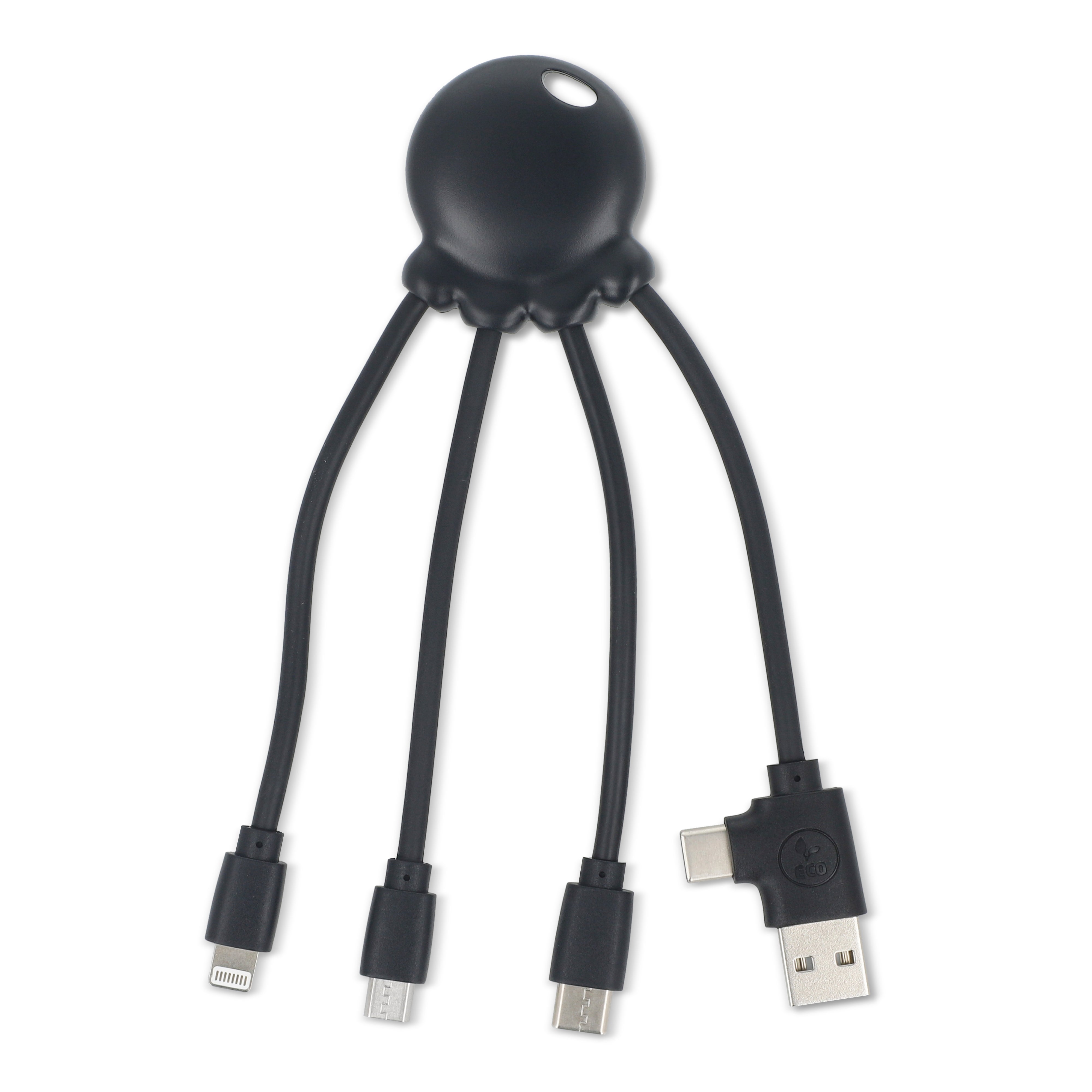 Xoopar „Eco Octopus“ Multiladekabel aus Ocean-Bound Plastic