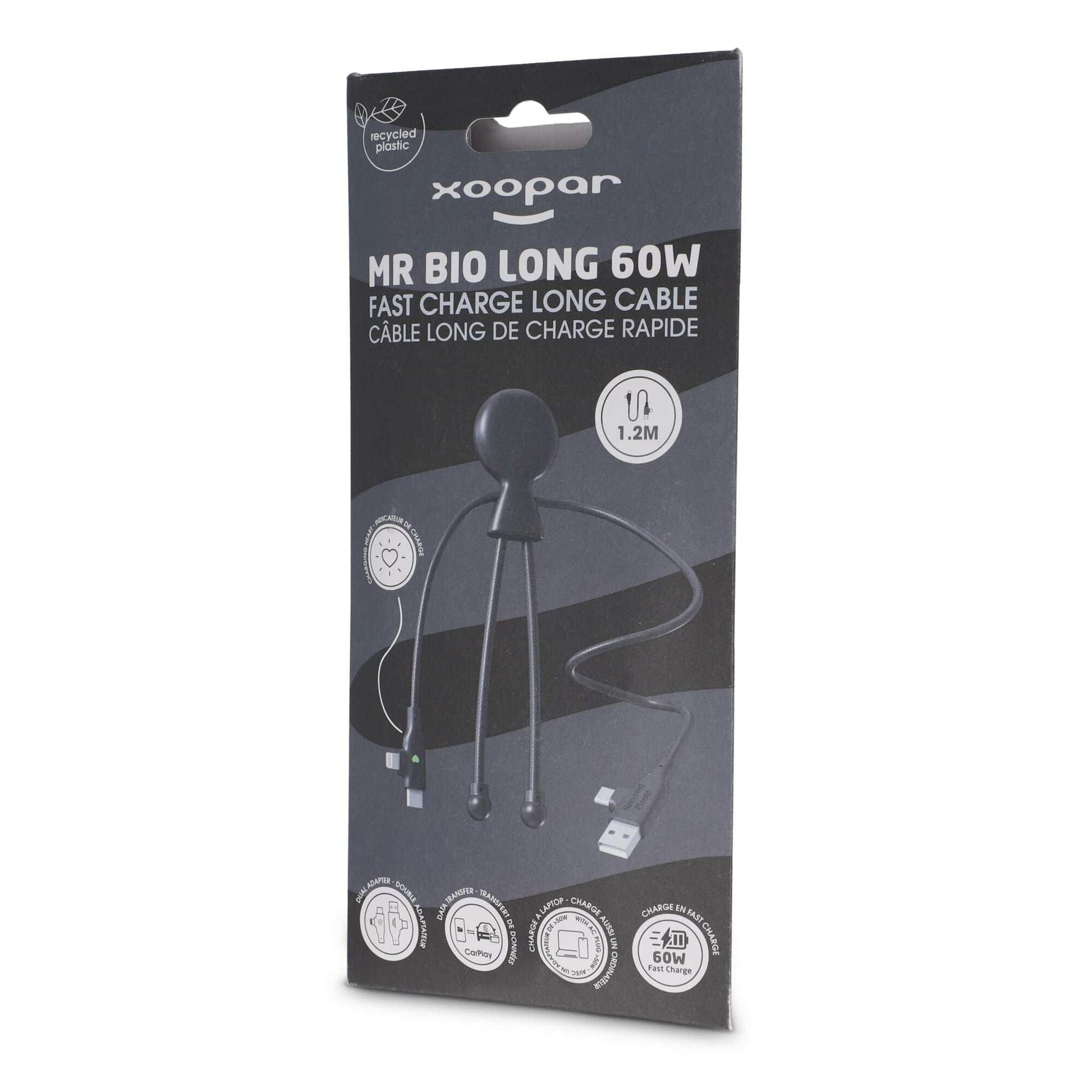 Xoopar Mr. Bio Lang 60 W PD Multi-Ladekabel 1.2 Meter