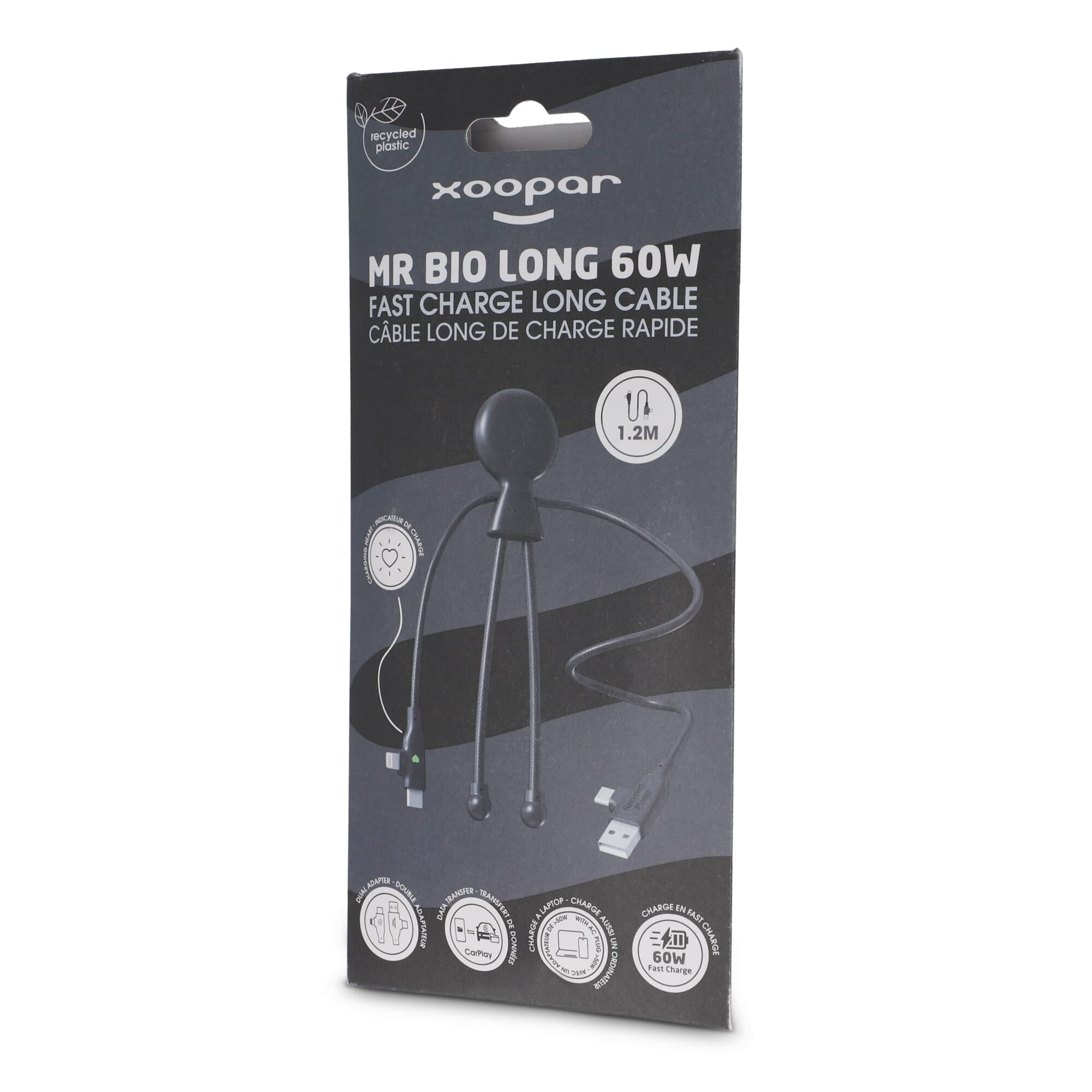 Xoopar Mr. Bio Lang 60 W PD Multi-Ladekabel 1.2 Meter