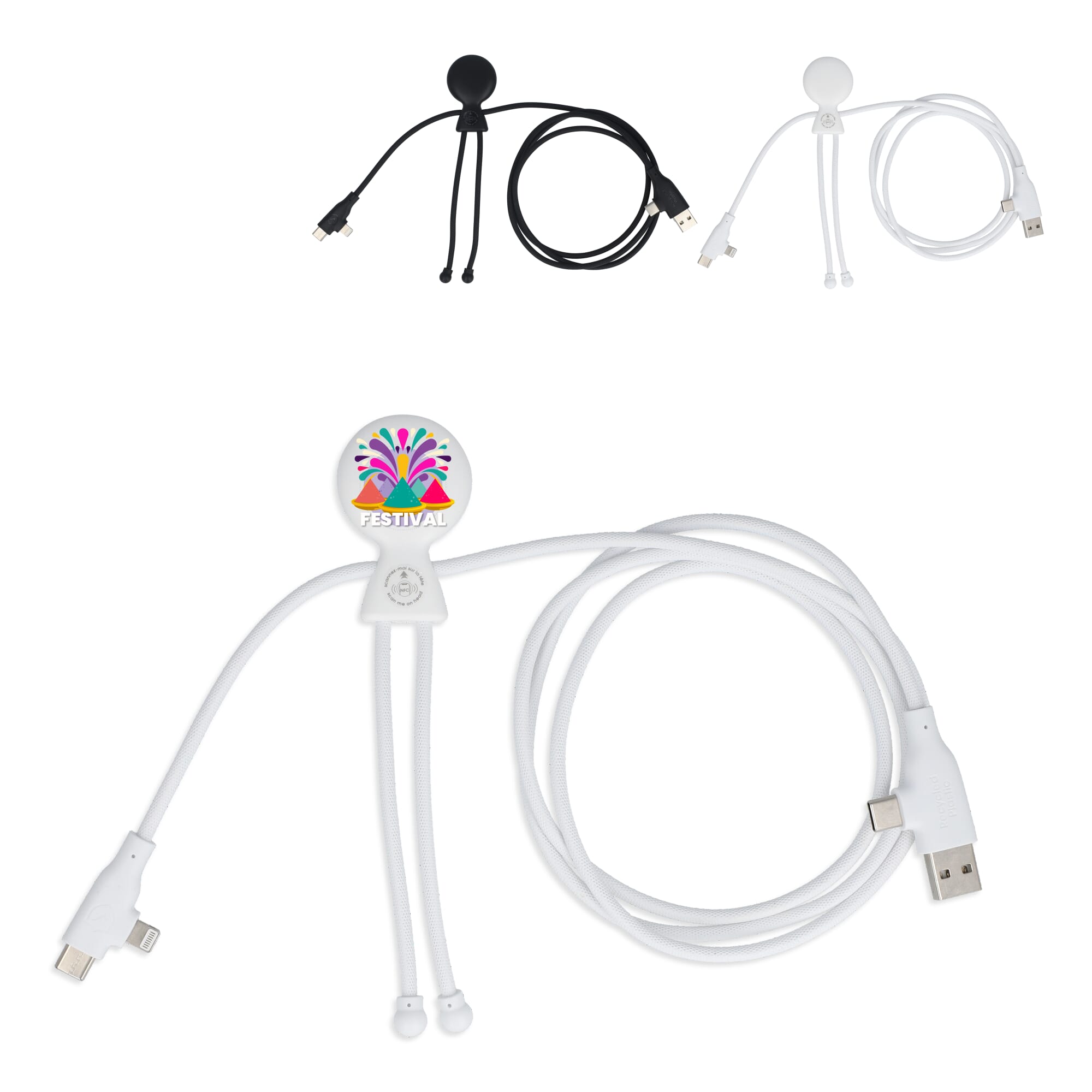 Xoopar Mr. Bio Lang 60 W PD Multi-Ladekabel 1.2 Meter