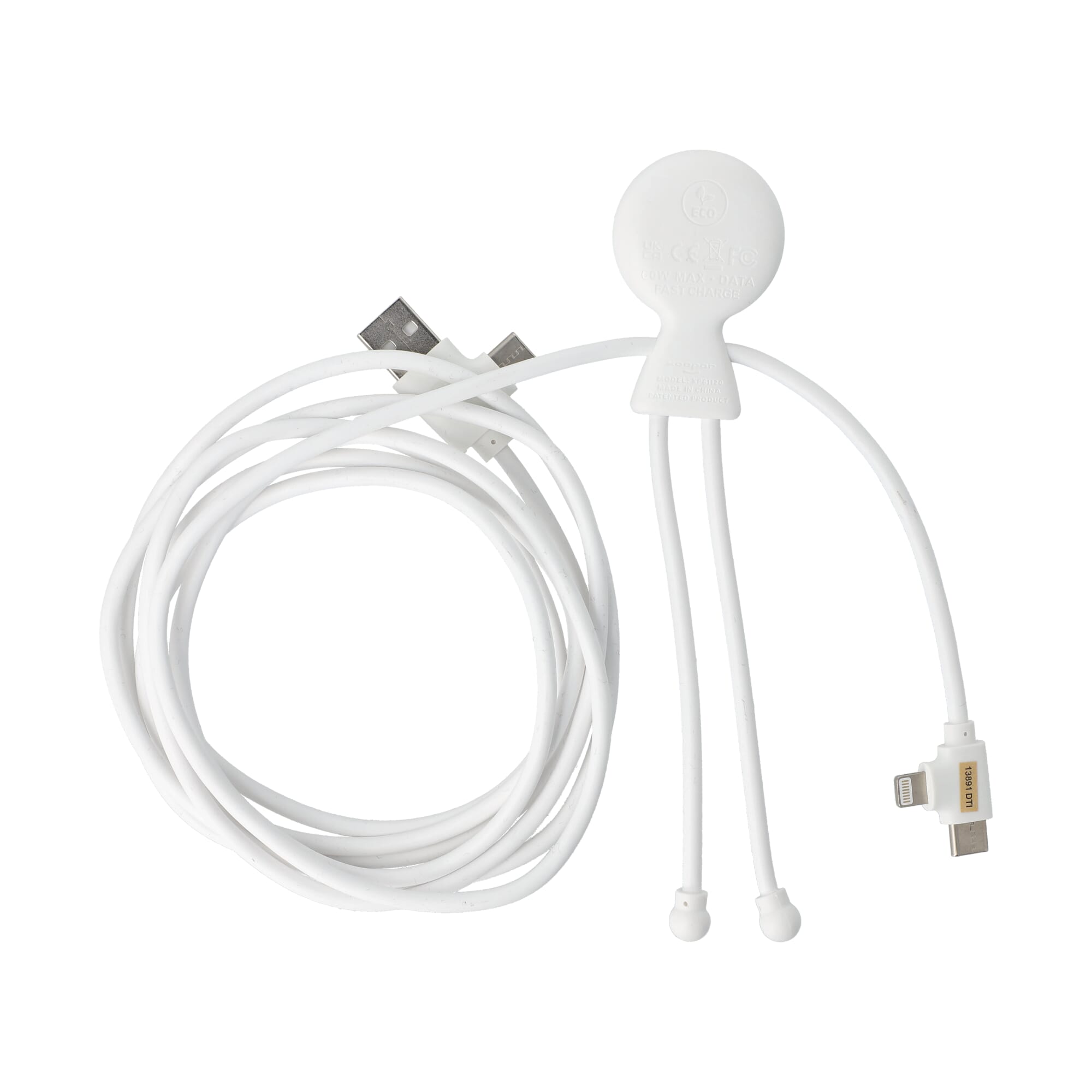 2092 - Xoopar Mr. Bio Lang 60 W PD Multi-Ladekabel 2 Meter