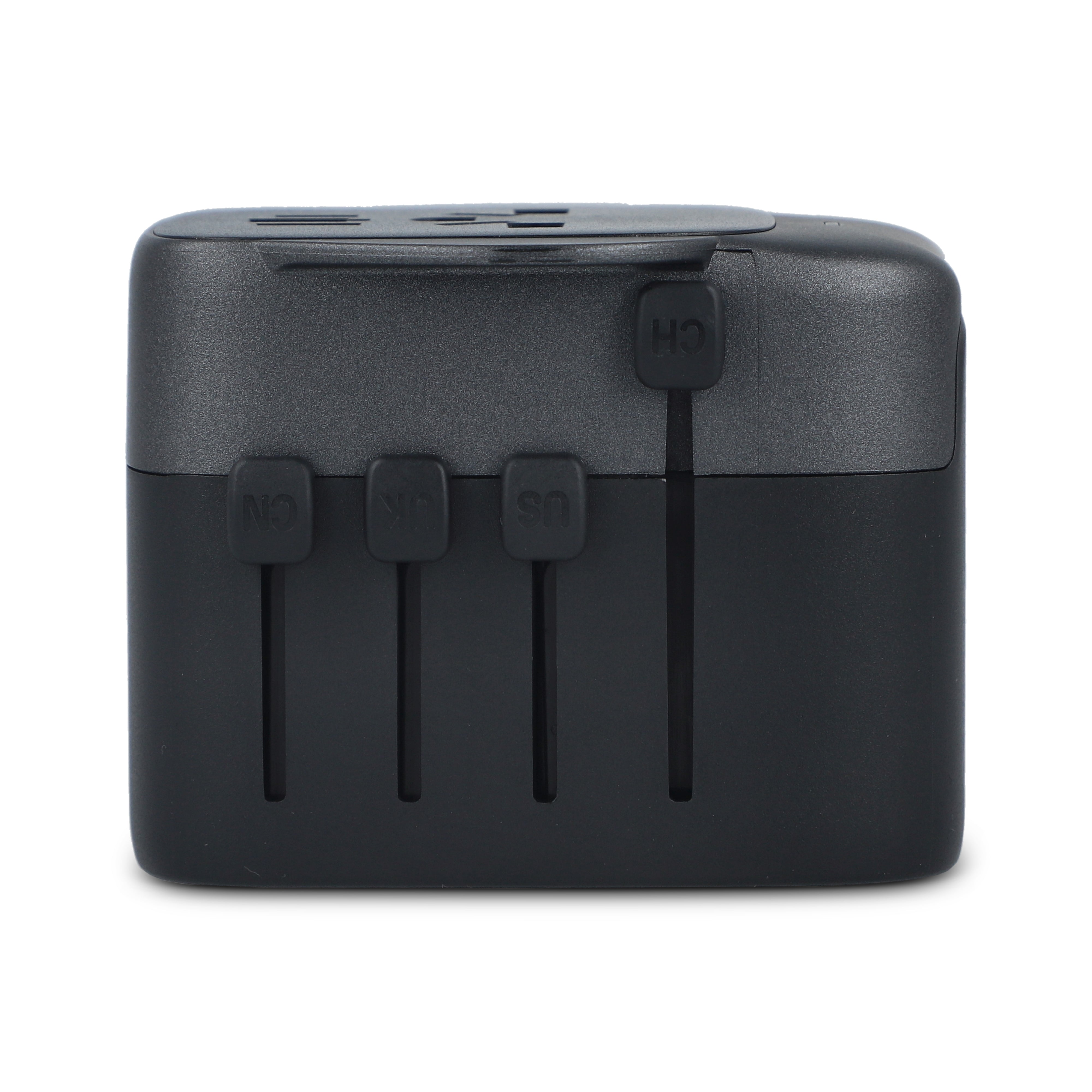 PowerPro Reiseadapter aus recyceltem Kunststoff