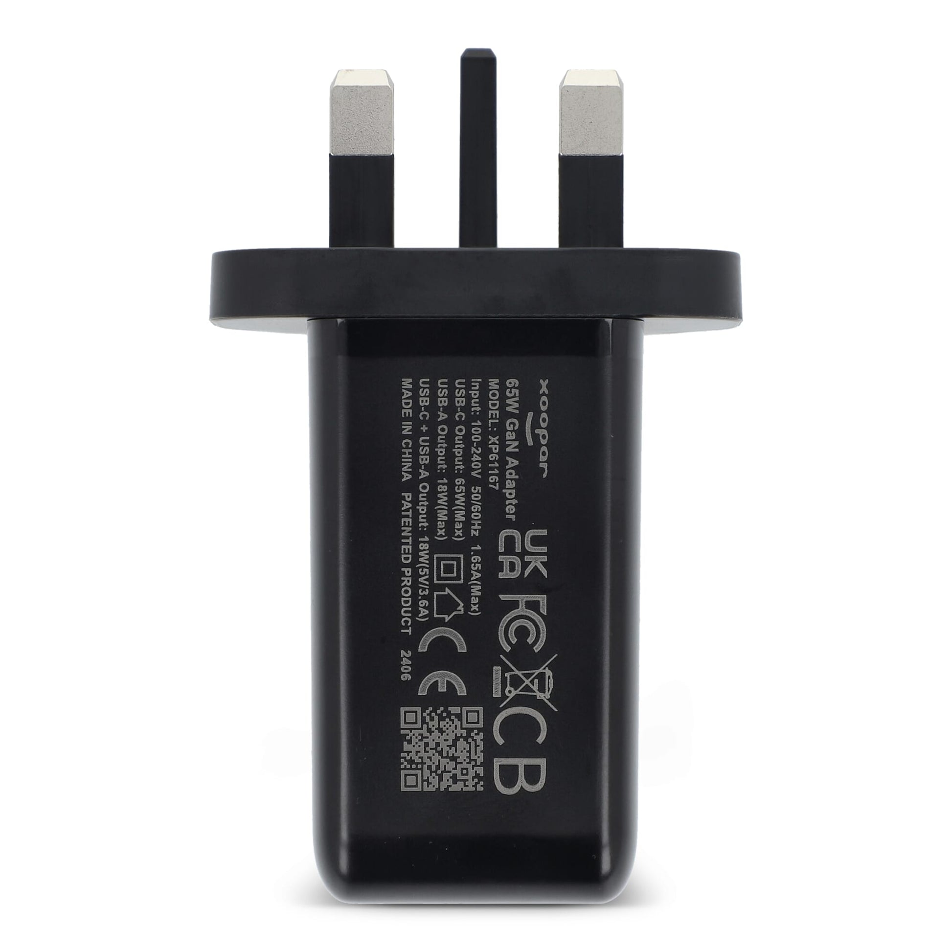 Xoopar ICE-G 65W GaN-Netzteil mit UK-Stecker