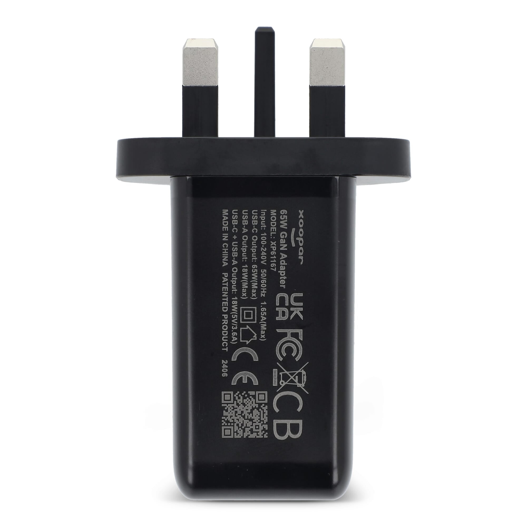 Xoopar ICE-G 65W GaN-Netzteil mit UK-Stecker