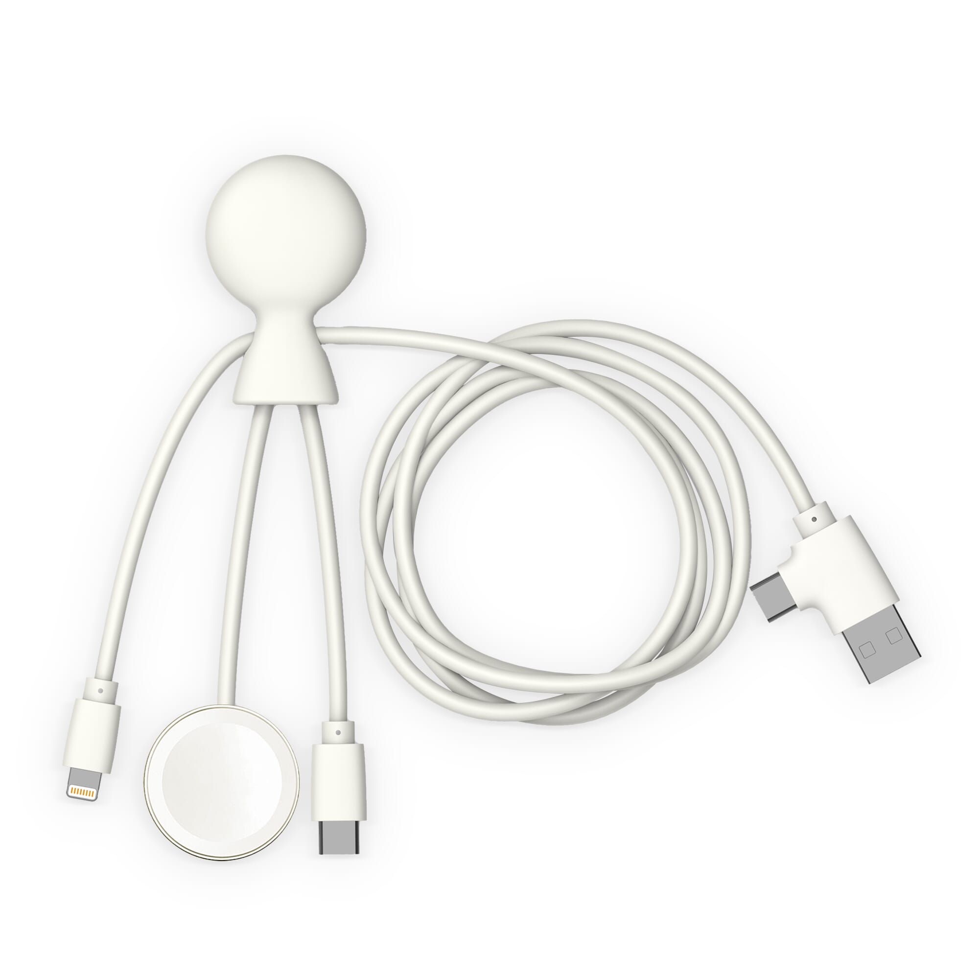 Xoopar Mr. Bio Long Multi-Kabel für Apple/Samsung Watch 1 Meter