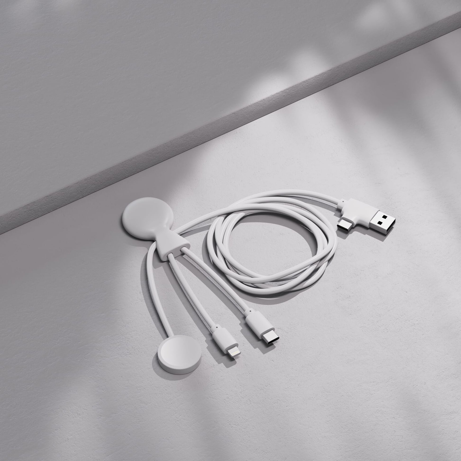 Xoopar Mr. Bio Long Multi-Kabel für Apple/Samsung Watch 1 Meter