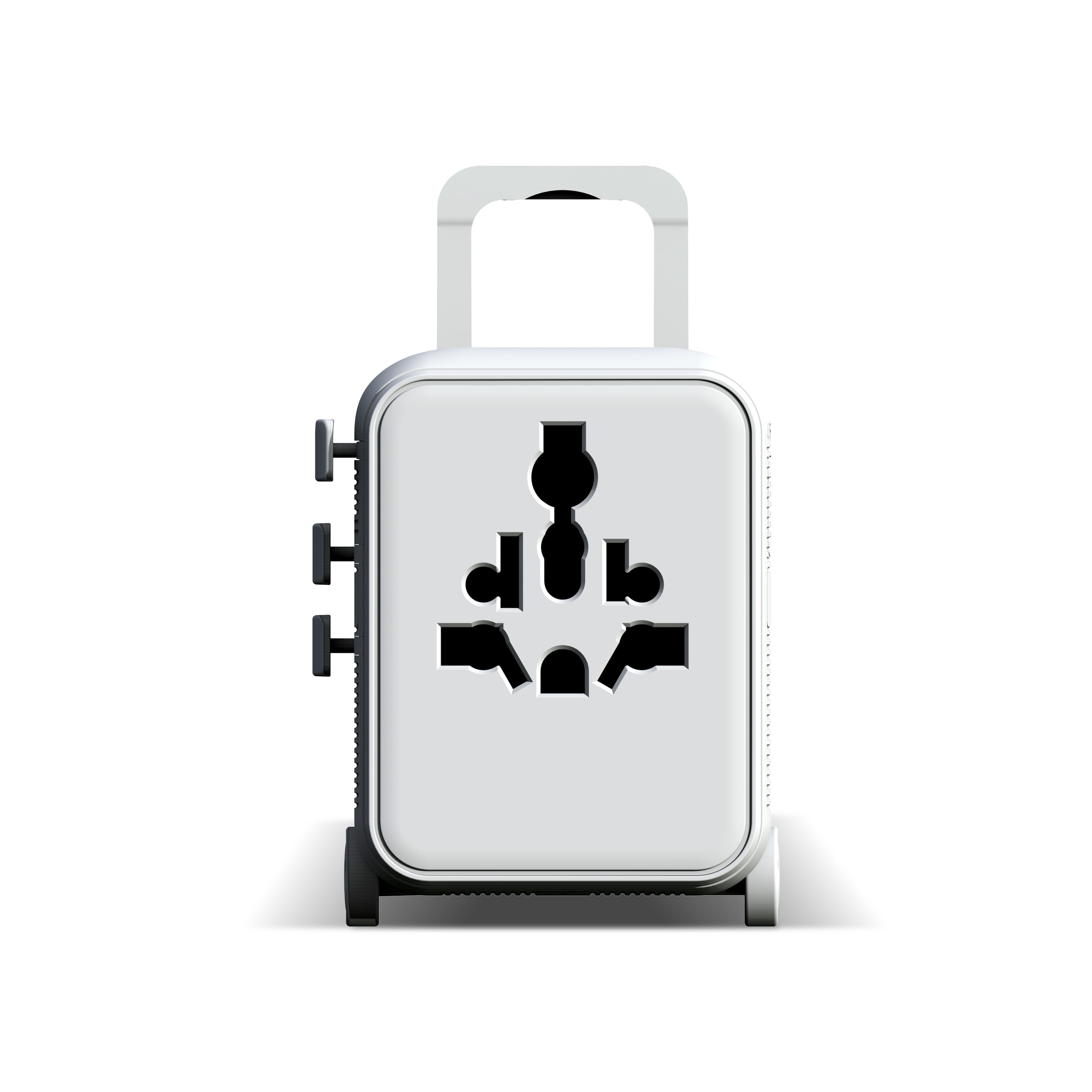 Xoopar „Luggie“ GAN Weltreiseadapter in Trolleyform