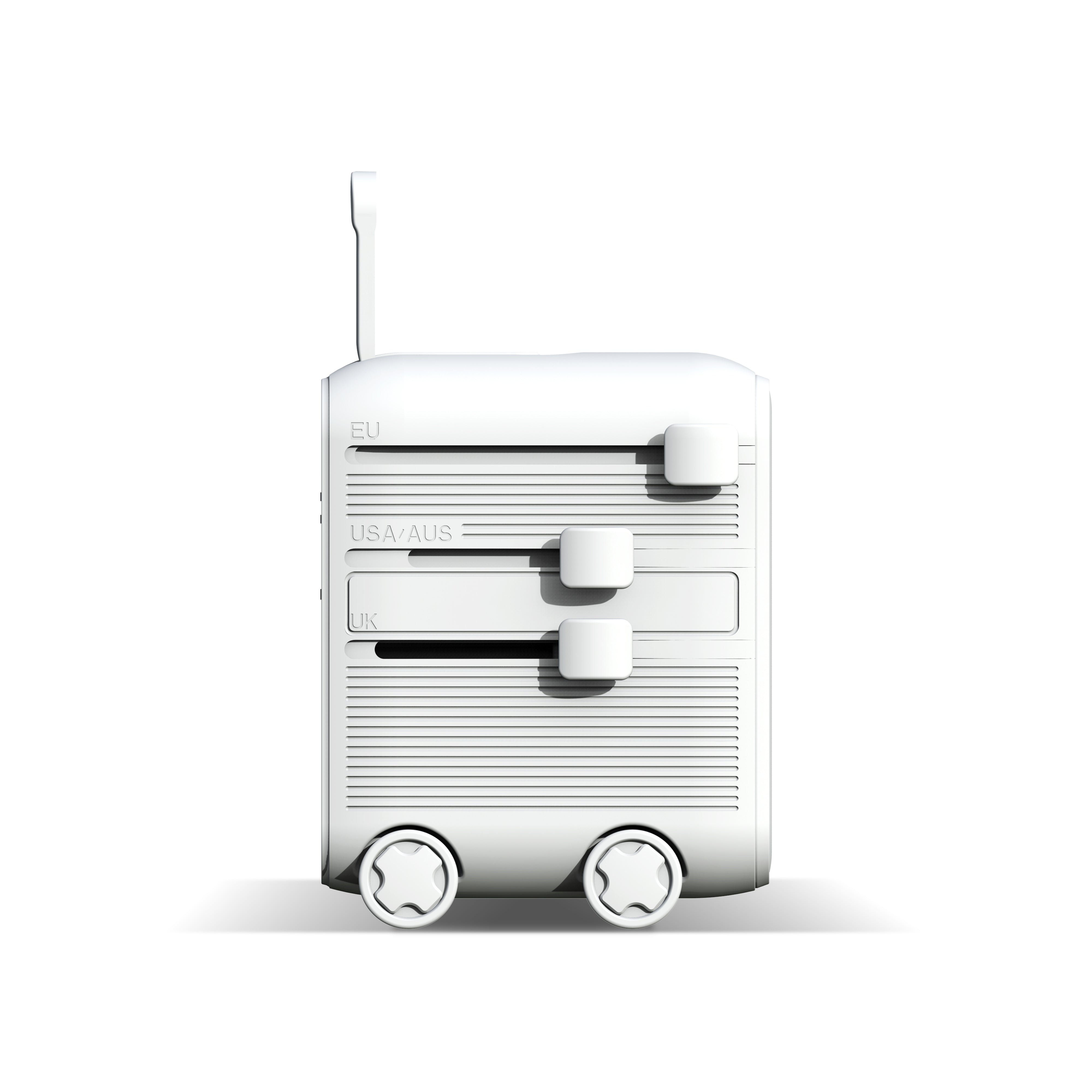 Xoopar „Luggie“ GAN Weltreiseadapter in Trolleyform