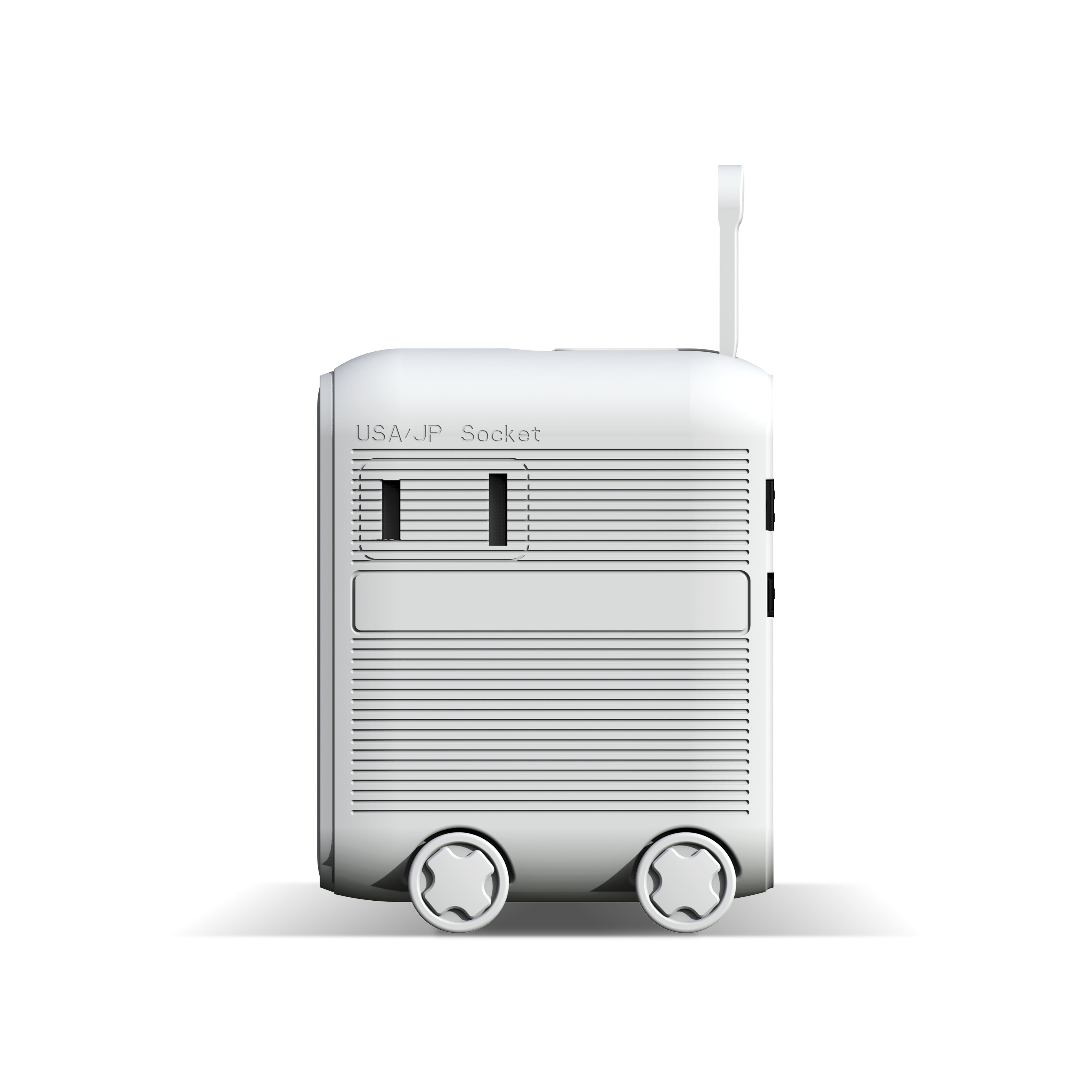 Xoopar „Luggie“ GAN Weltreiseadapter in Trolleyform
