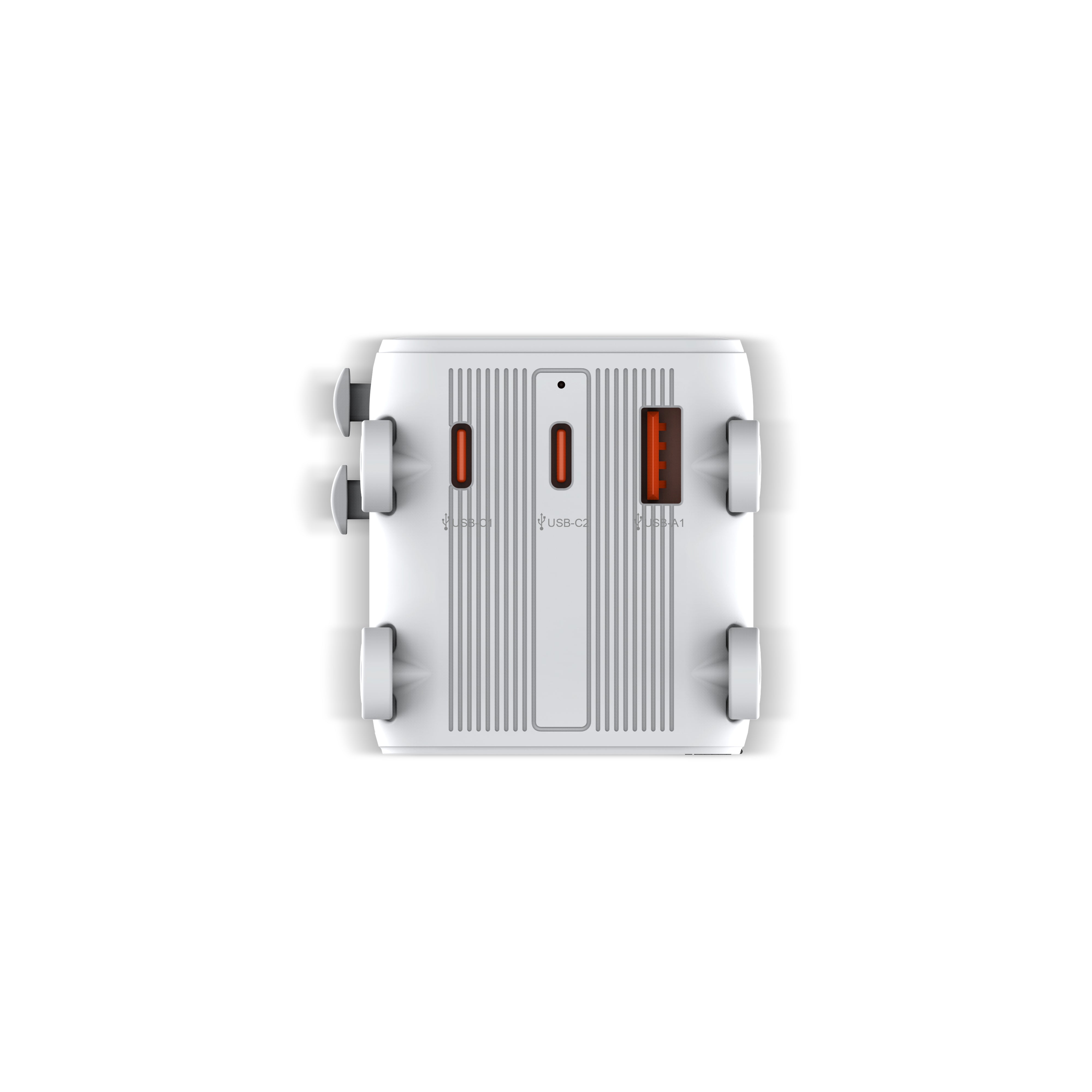 Xoopar „Luggie“ GAN Weltreiseadapter in Trolleyform
