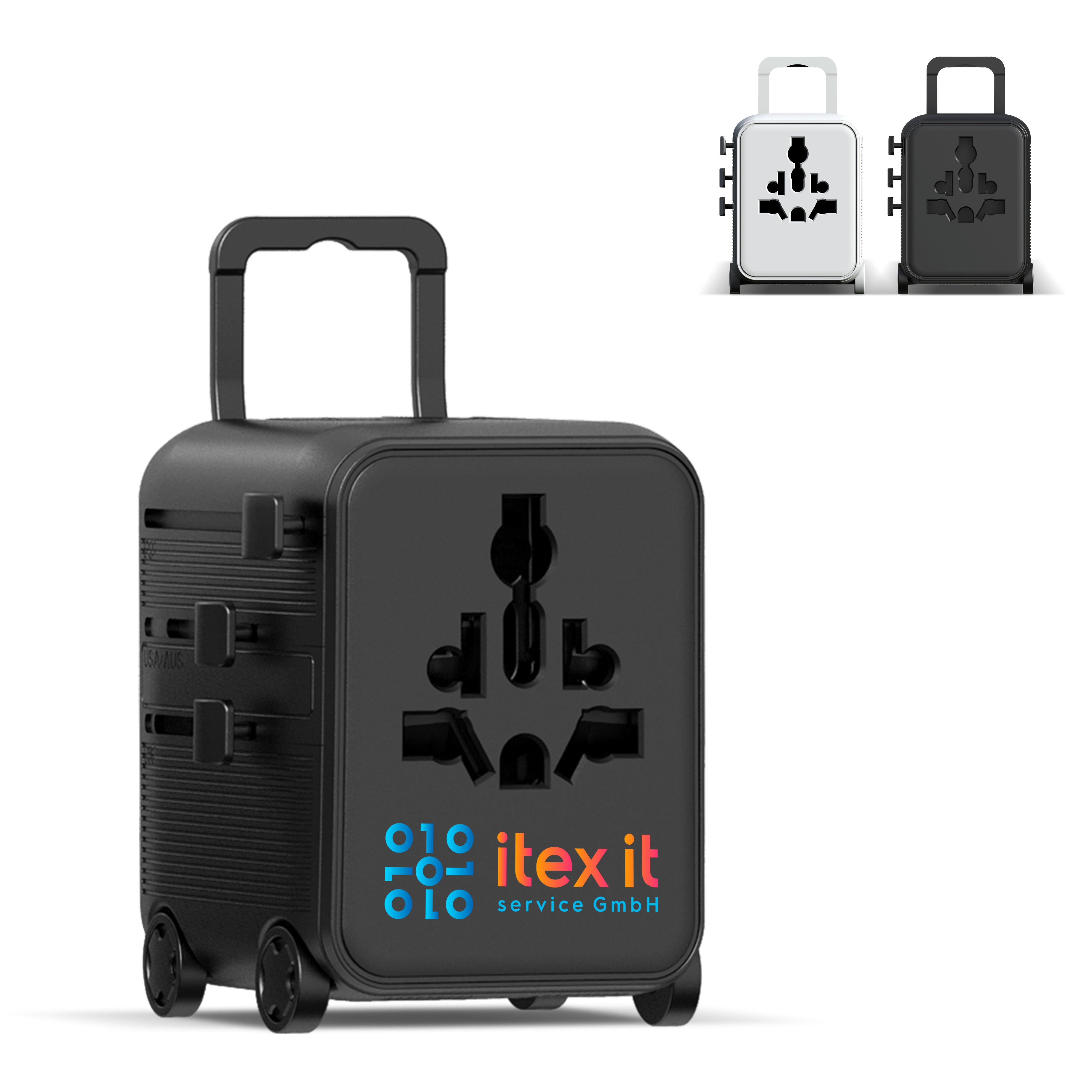 Xoopar „Luggie“ GAN Weltreiseadapter in Trolleyform