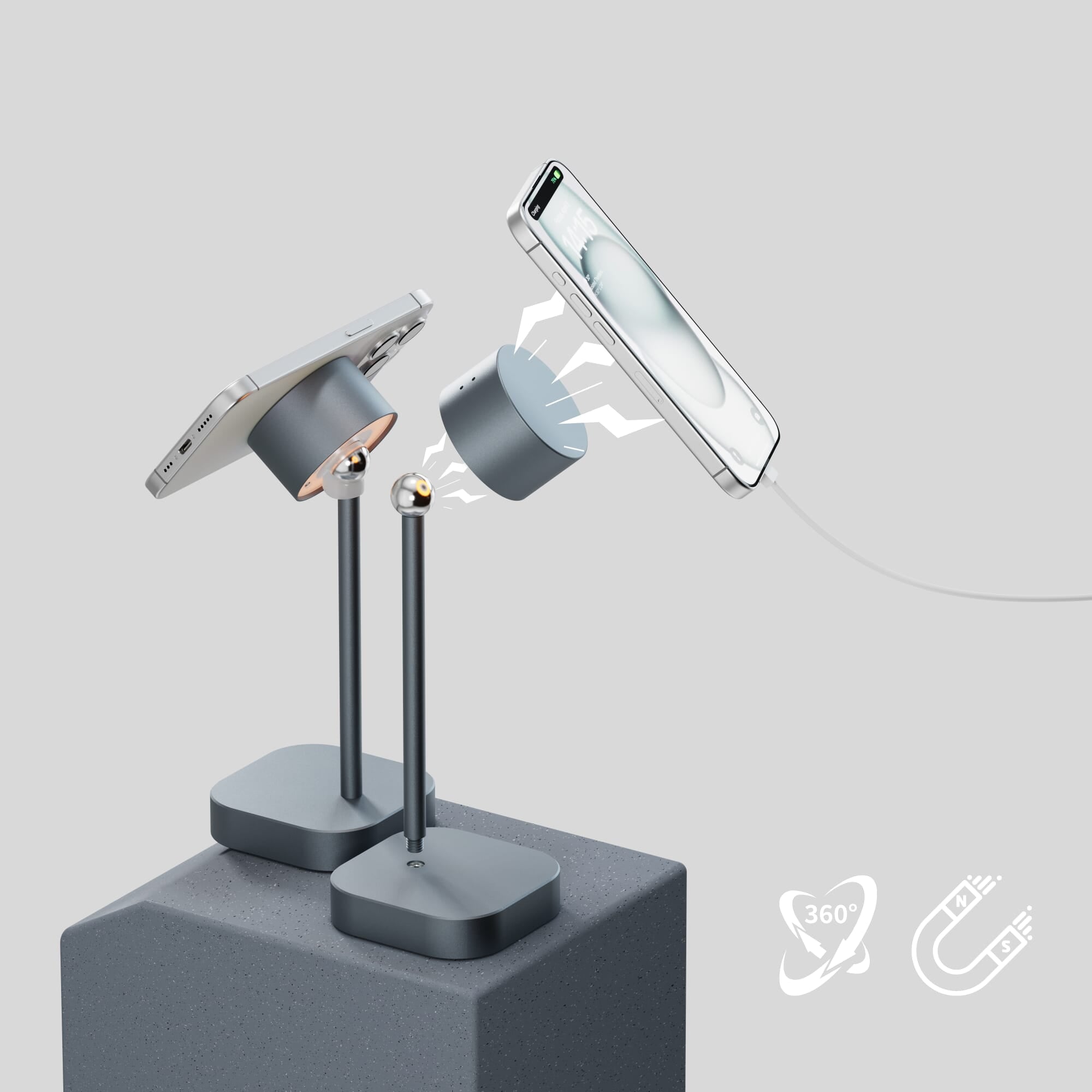 Xoopar Mojiu Smart Tischlampe mit Sprachsteuerung