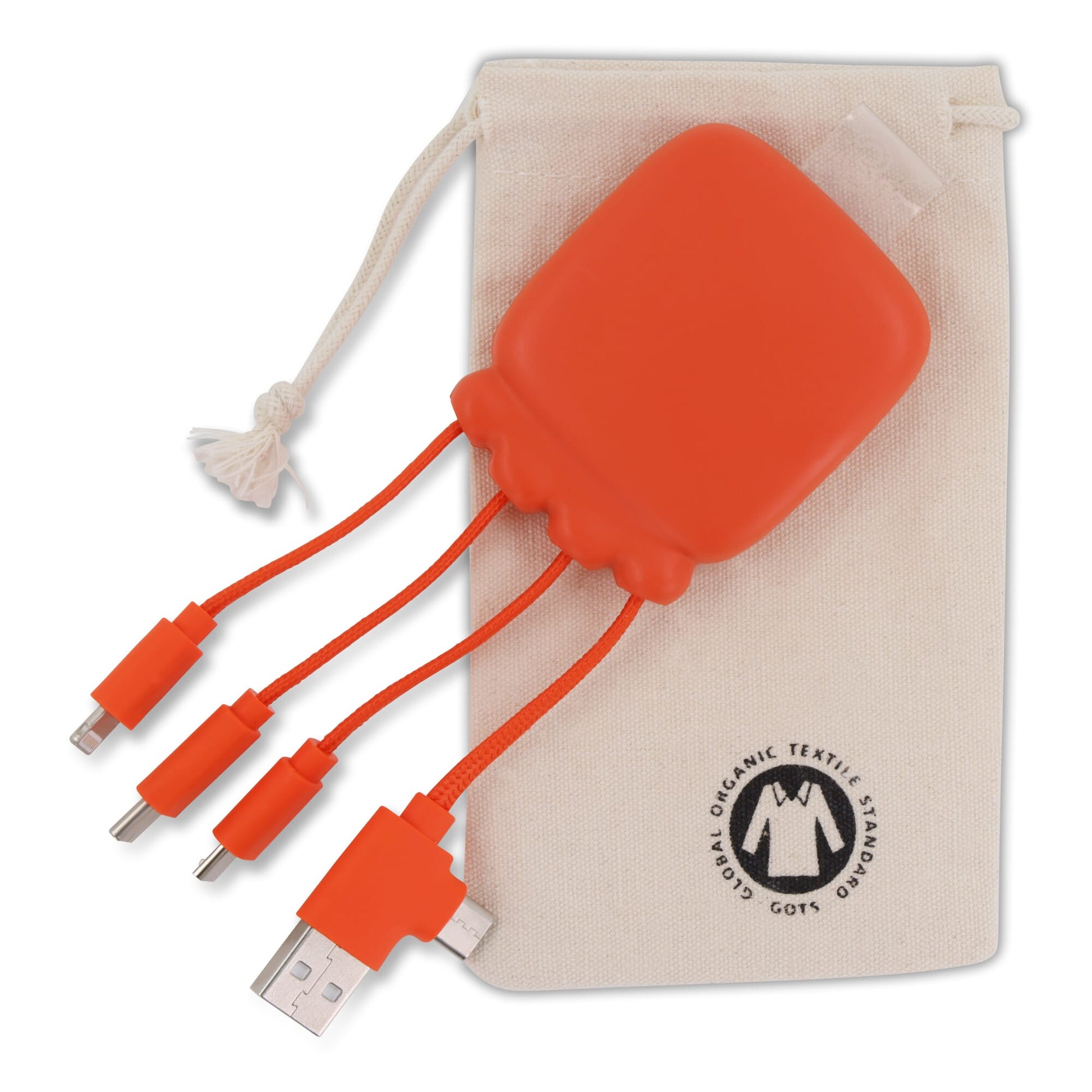 3192 | Xoopar Octopus Gamma 2 Powerbank with Bio Charging cable 3000mAh