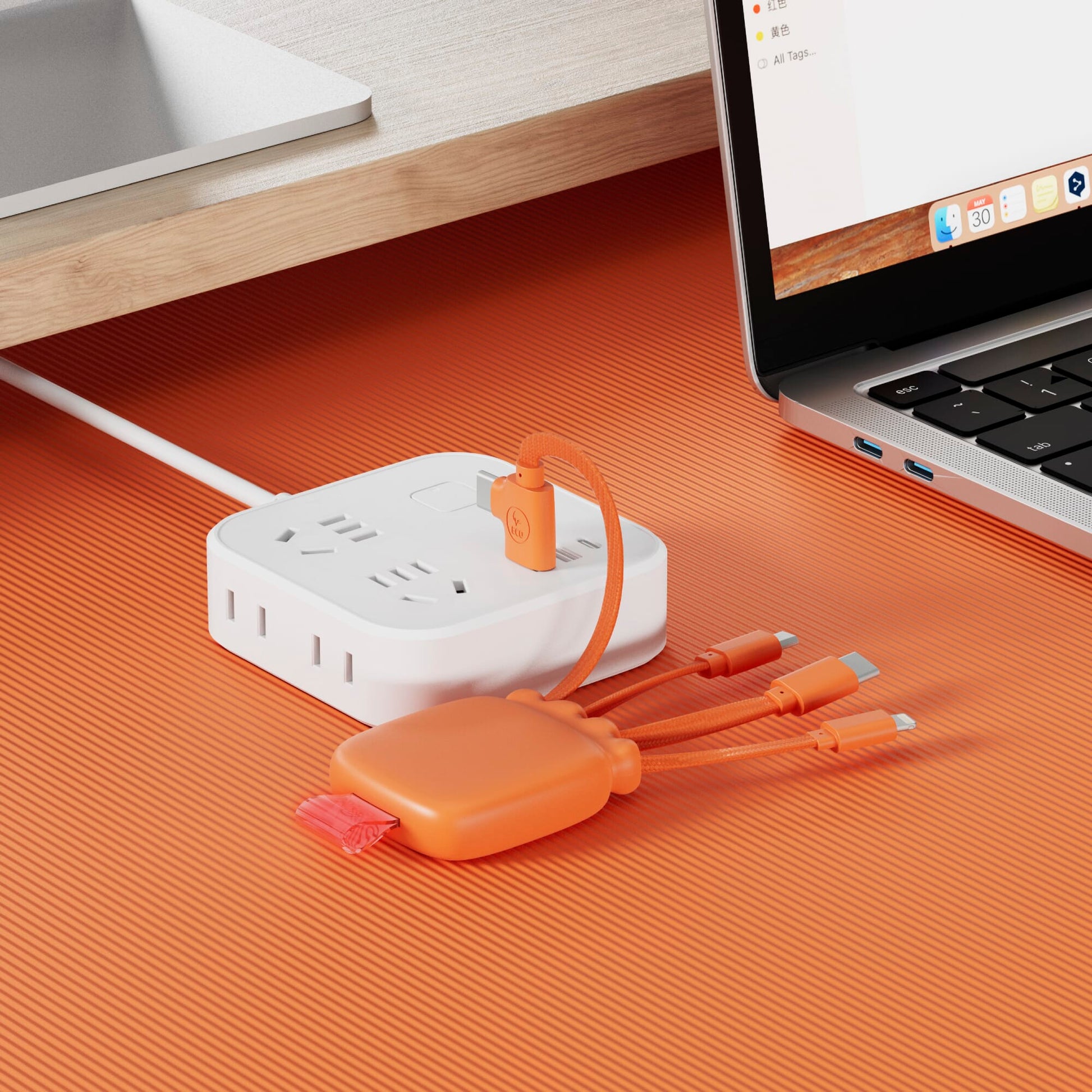 3192 | Xoopar Octopus Gamma 2 Powerbank with Bio Charging cable 3000mAh