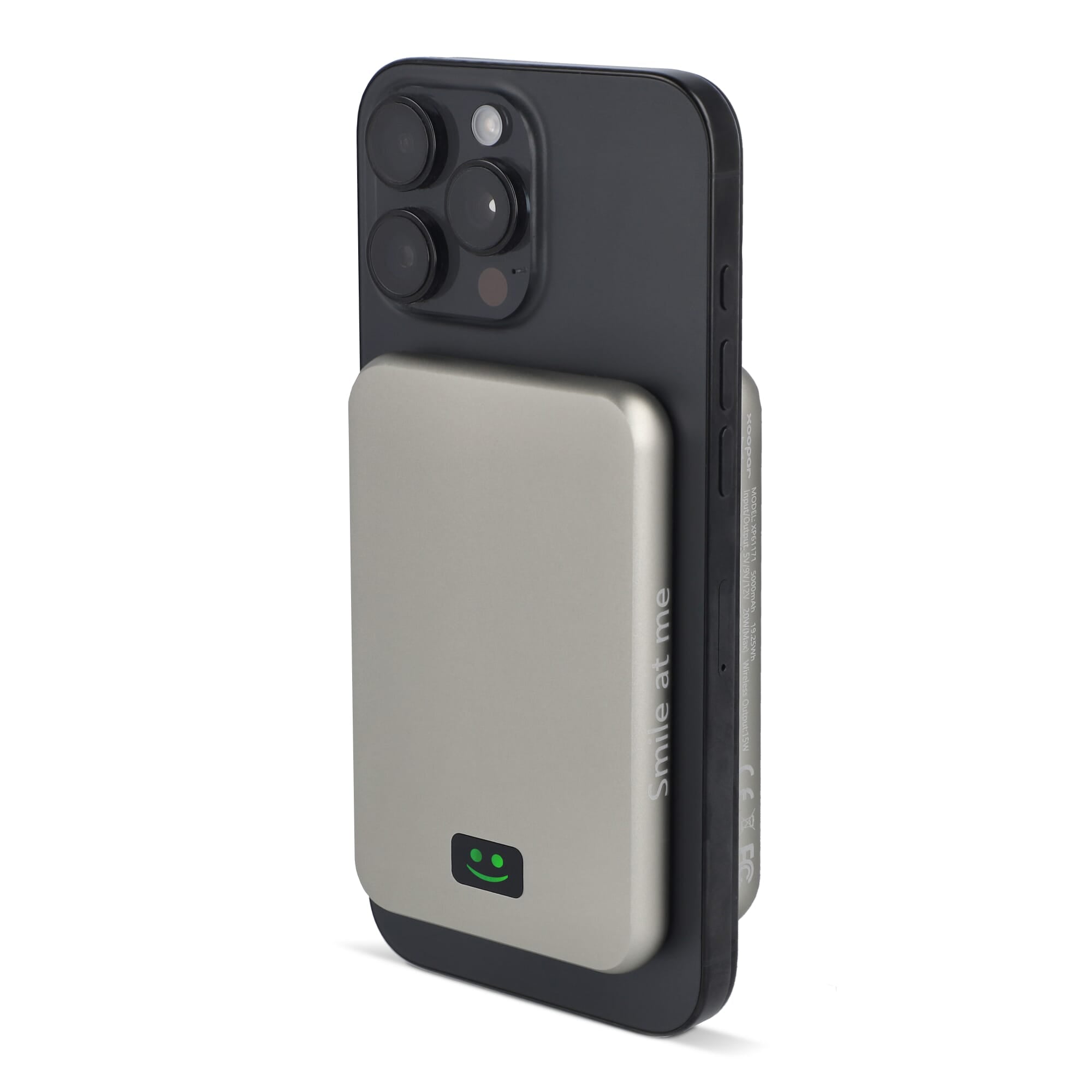 Xoopar Smile Wireless Mirror Powerbank Kompatibel mit MagSafe 5000 mAh