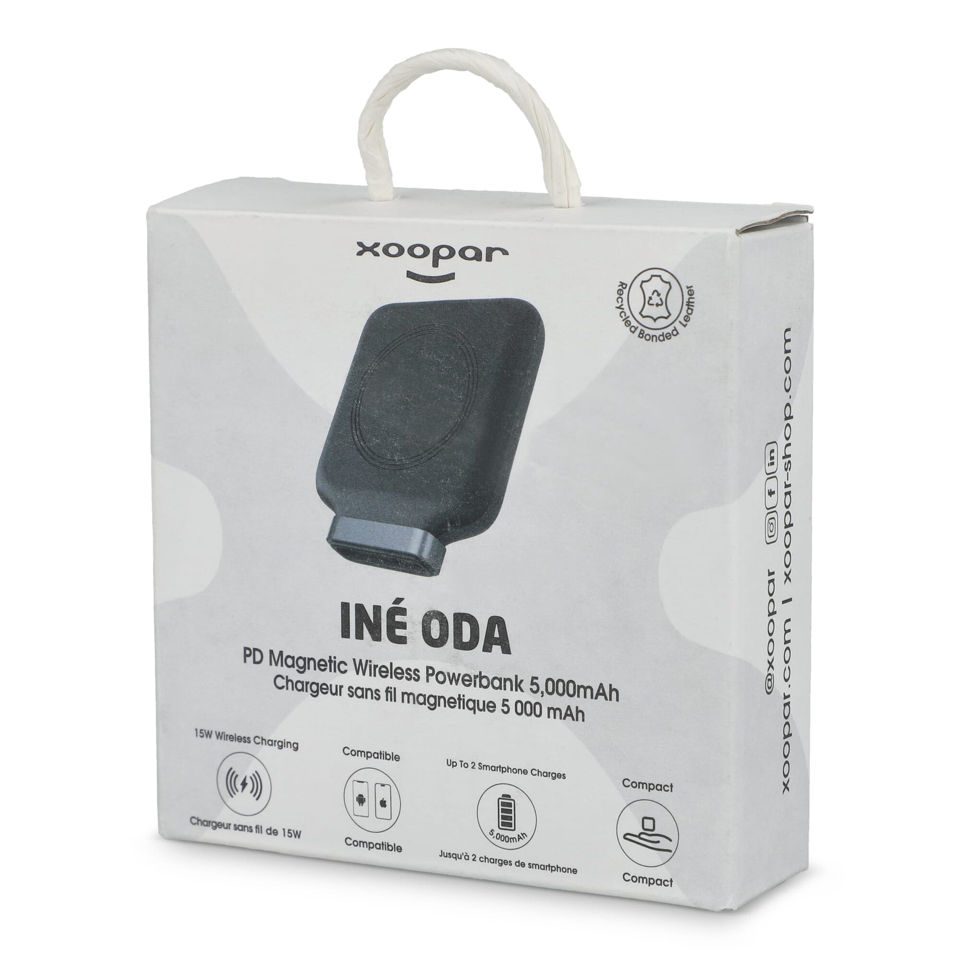 4026 - Xoopar Ine Oda Drahtlose Powerbank Kompatibel mit MagSafe 5000 mAh
