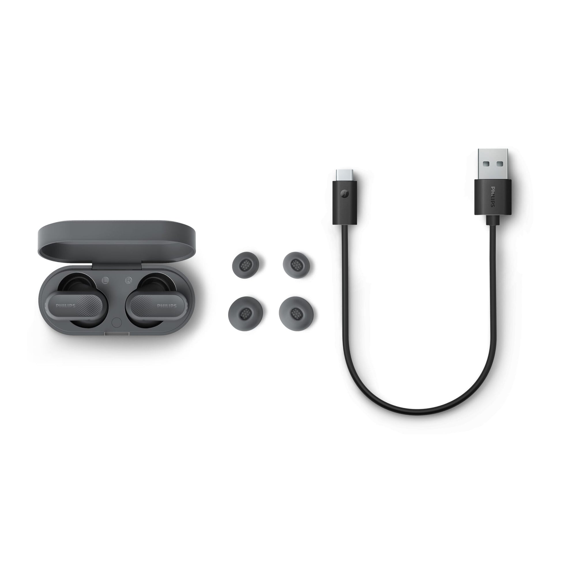 TAT3509|Philips Noise Cancelling Pro Ohrhörer mit bis zu 24 Stunden Spielzeit