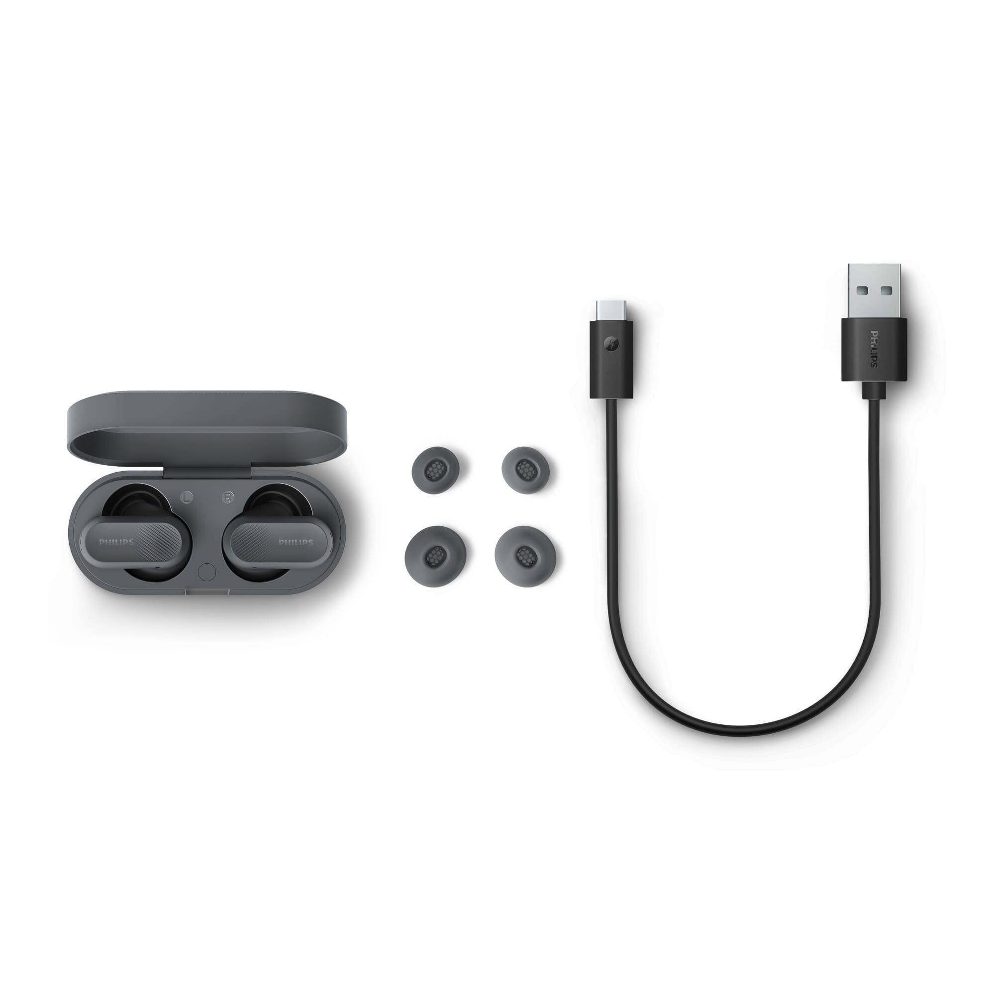 TAT3509|Philips Noise Cancelling Pro Ohrhörer mit bis zu 24 Stunden Spielzeit