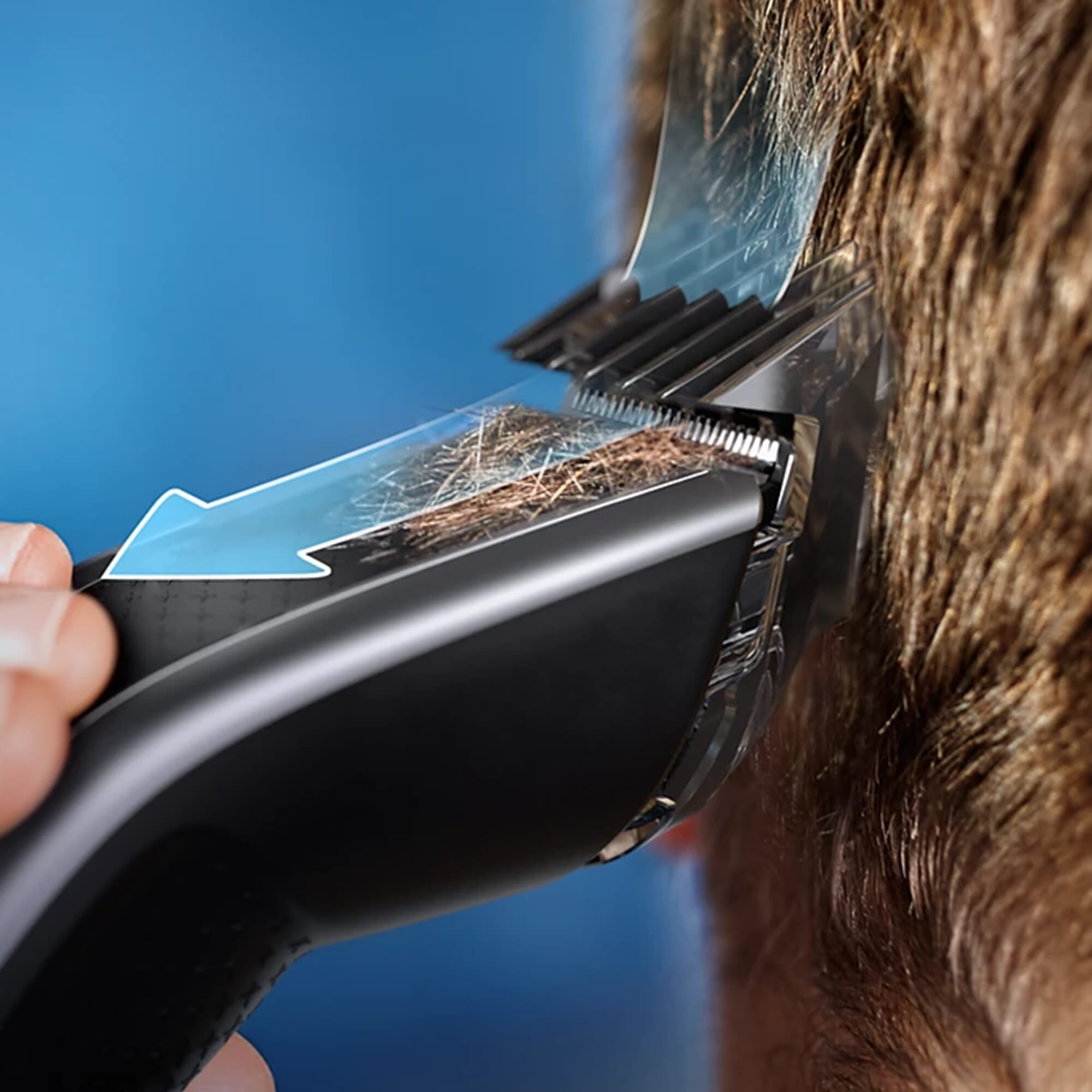 HC7650|Philips Haarschneidemaschine mit waschbarem Kabel und Zubehör