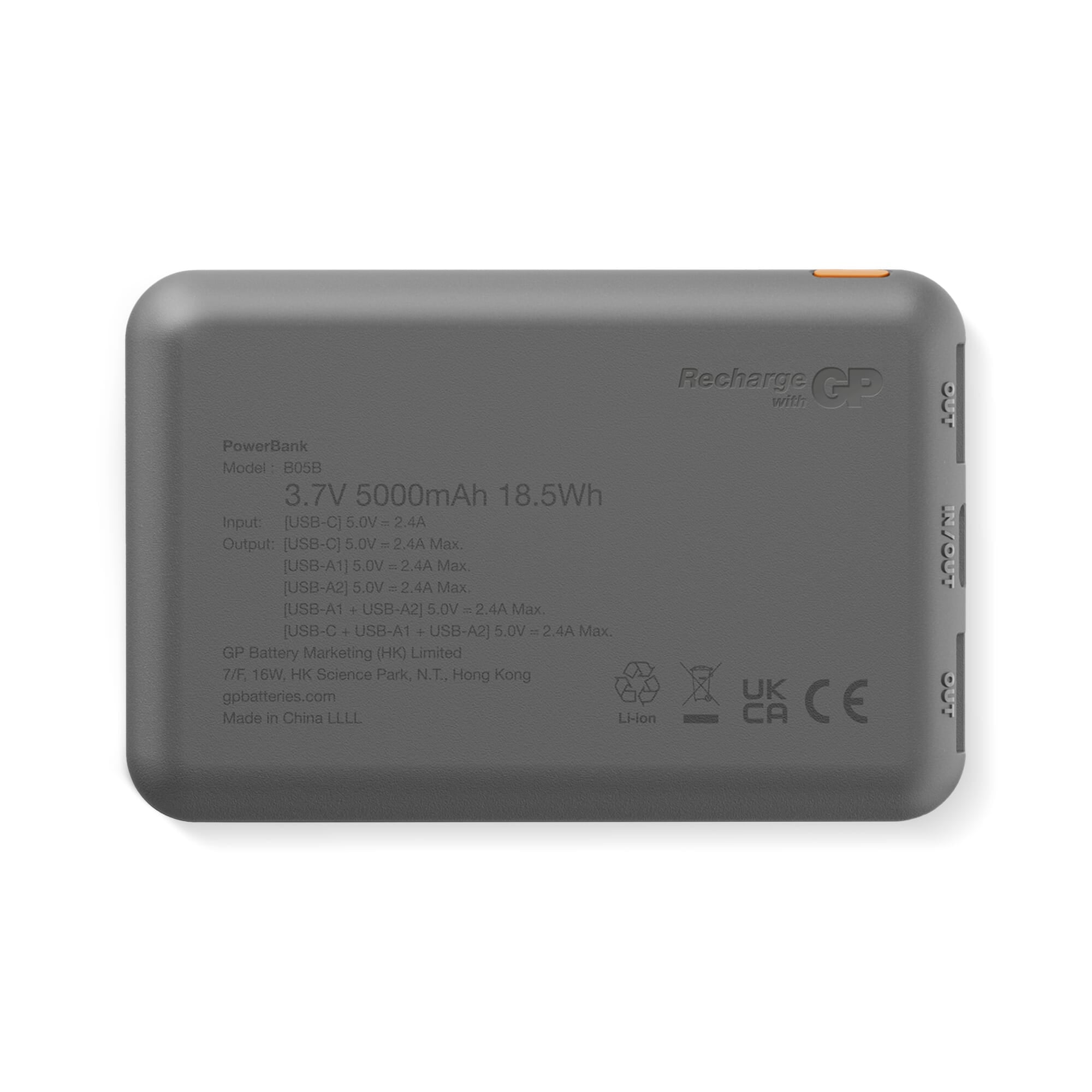 GP B+ Serie Powerbank 5000 mAh