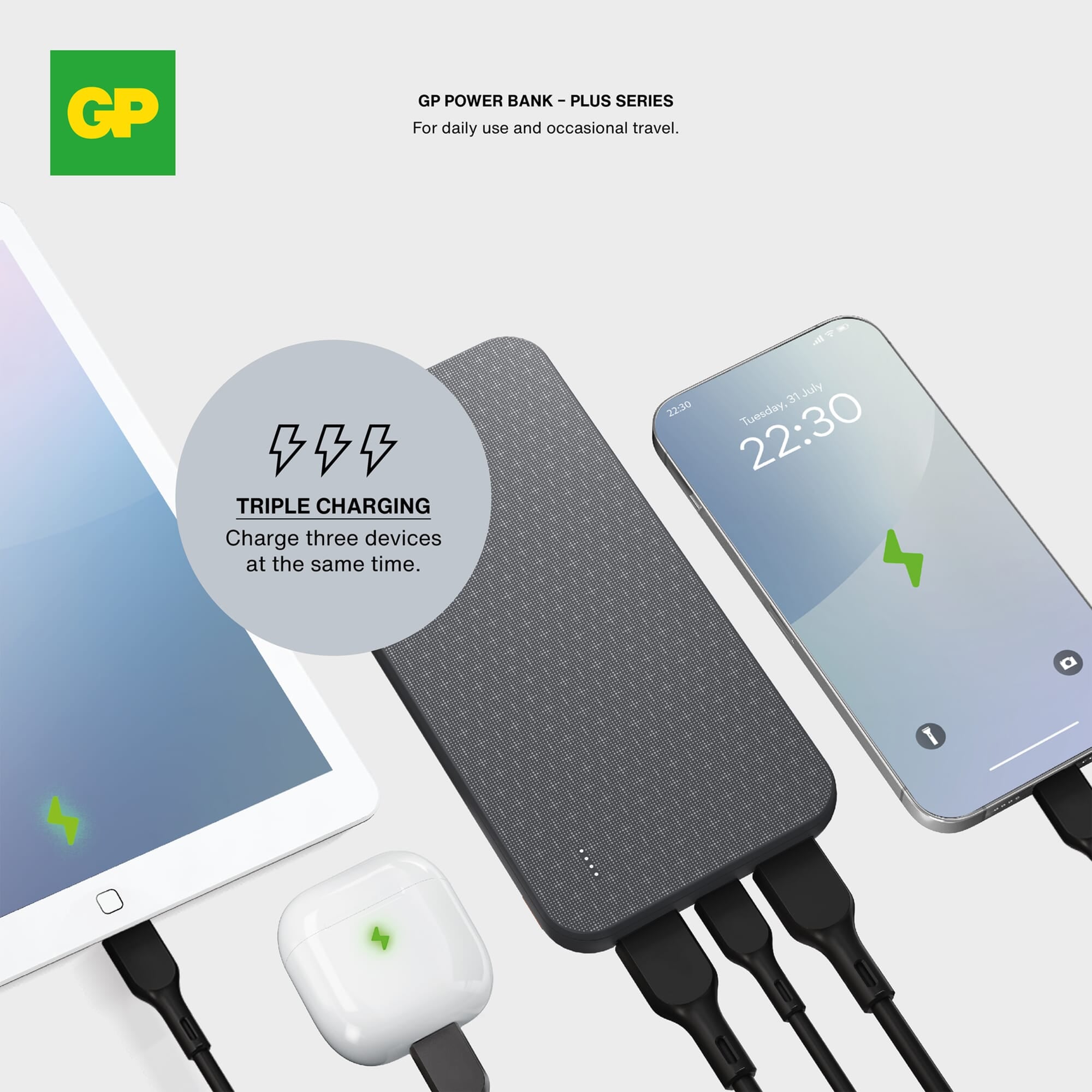 GP B+ Serie Powerbank 10000 mAh