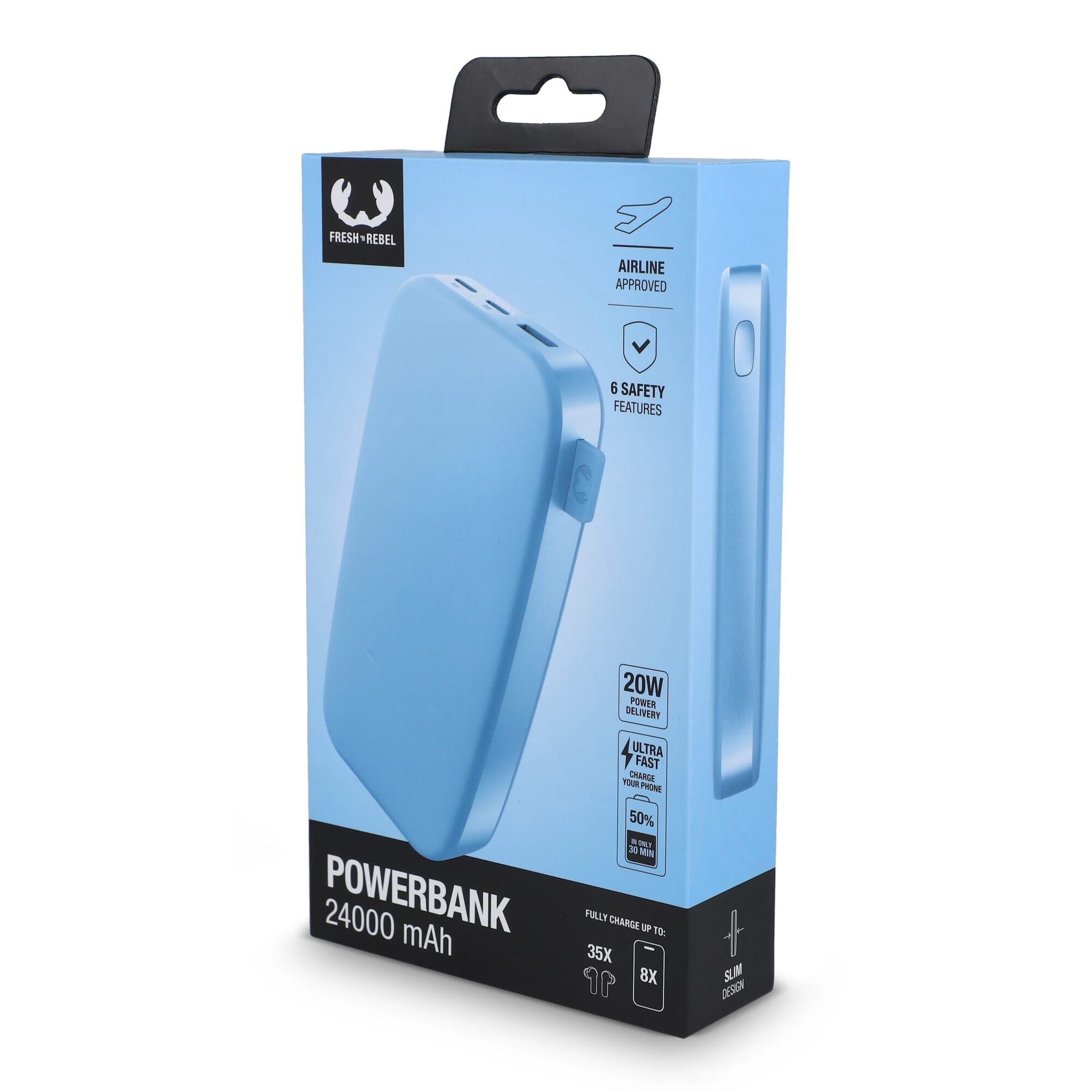 2PB24100 I Fresh 'n Rebel Powerbank 24000 mAh PD USB-C