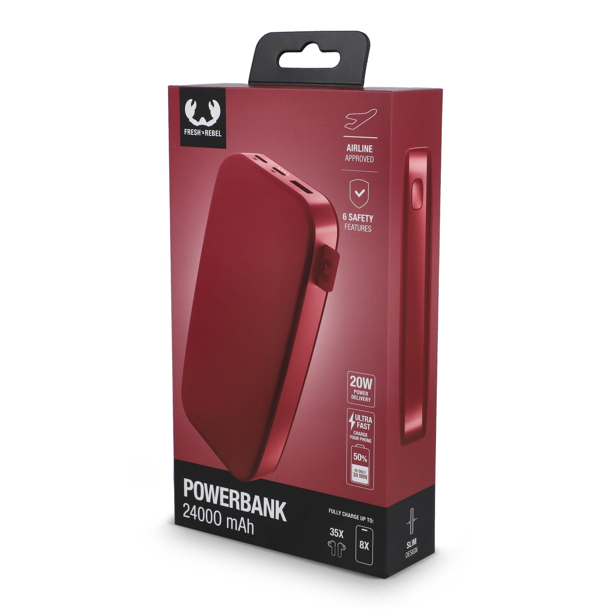 2PB24100 I Fresh 'n Rebel Powerbank 24000 mAh PD USB-C