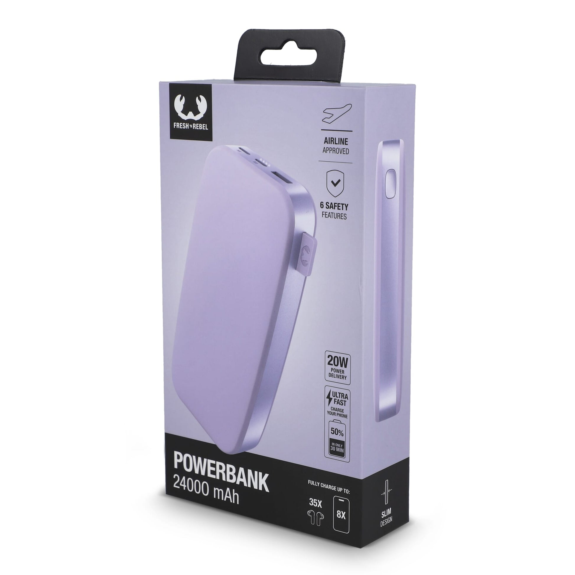 2PB24100 I Fresh 'n Rebel Powerbank 24000 mAh PD USB-C