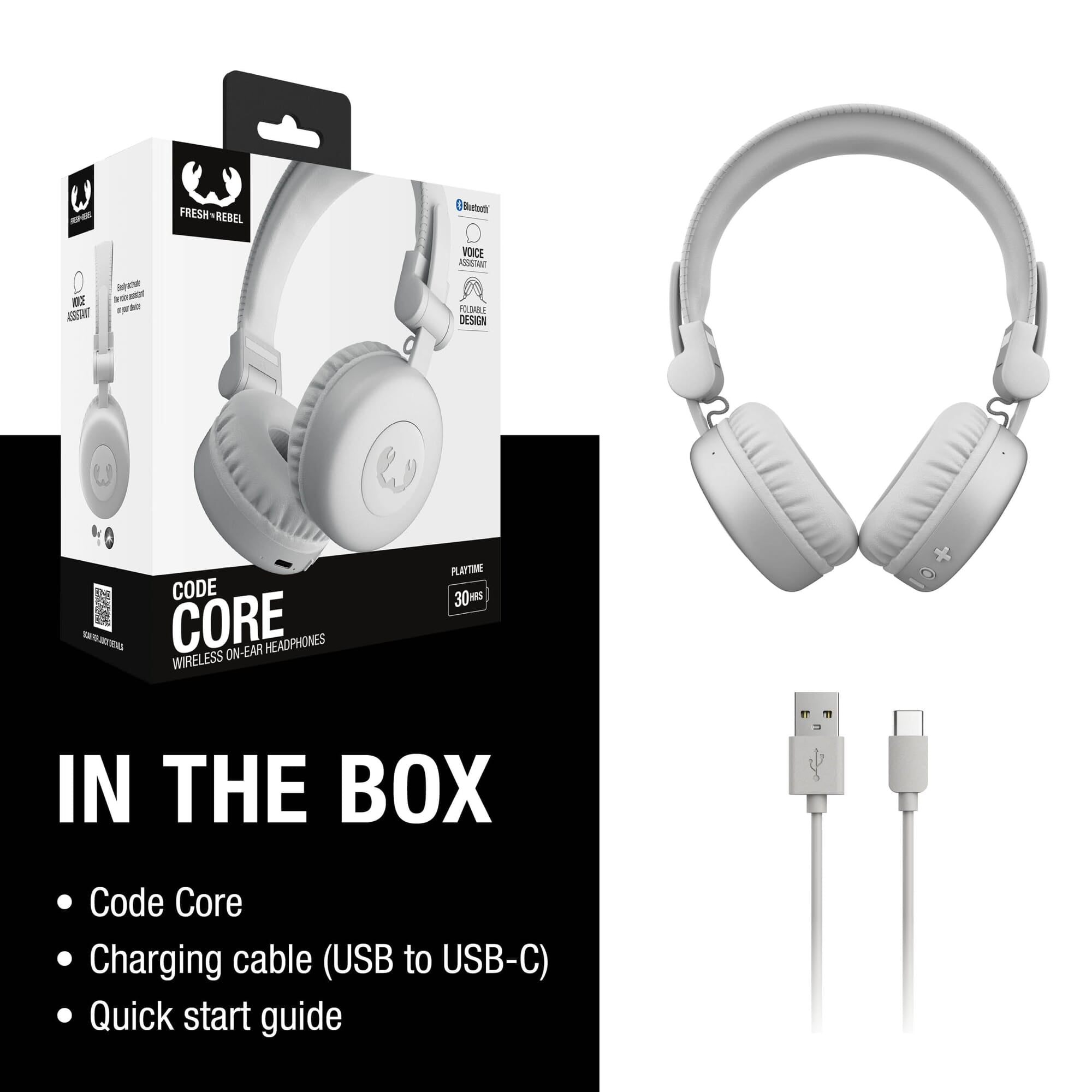 3HP1000 I Fresh 'n Rebel Code Core-Wireless on-ear Headphone