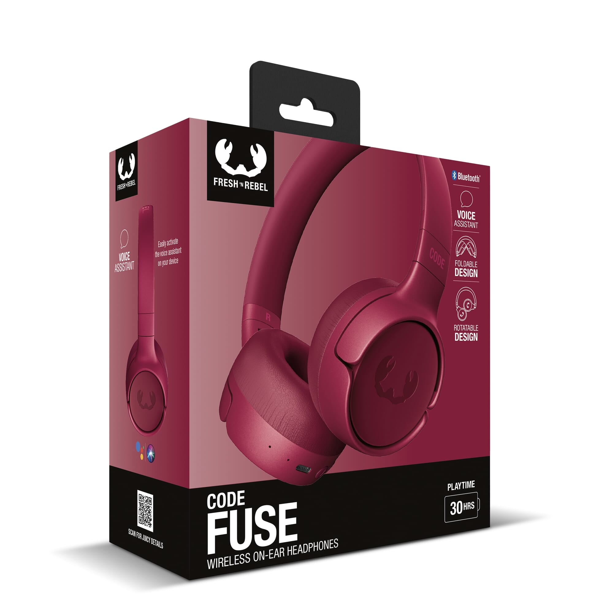 3HP1100 I Fresh 'n Rebel Code Fuse-Wireless on-ear headphone