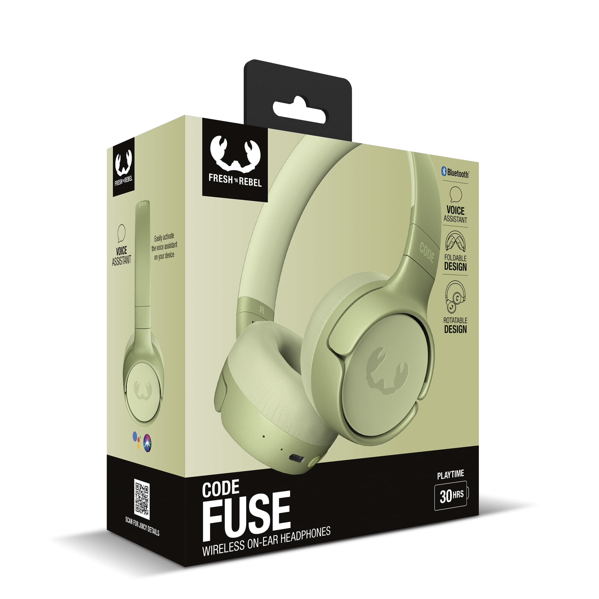 3HP1100 I Fresh 'n Rebel Code Fuse-Wireless on-ear headphone