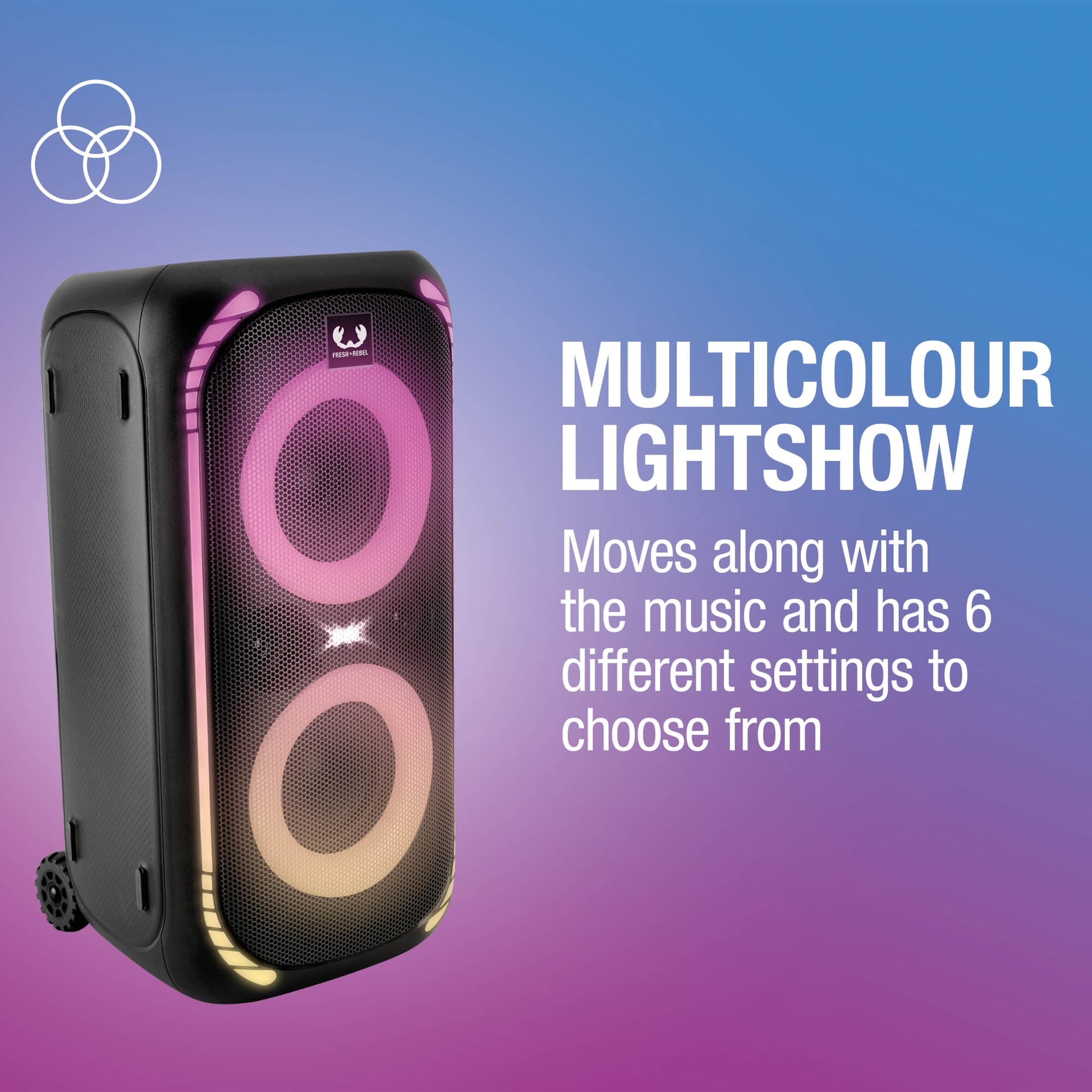 Fresh 'n Rebel Party Loud L Kabelloser Lautsprecher 640W