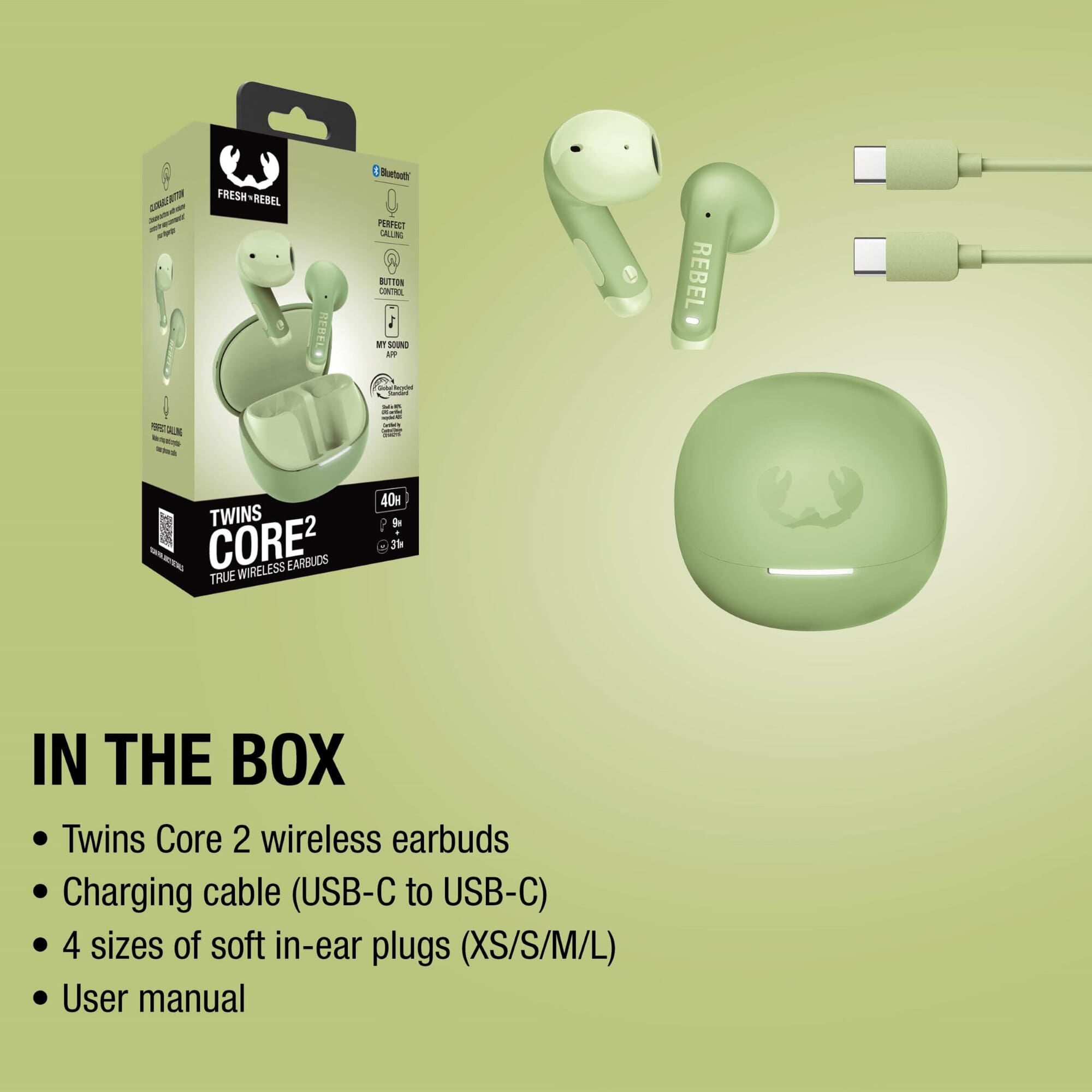 Fresh 'n Rebel Twins Core 2 In-Ear-Kopfhörer