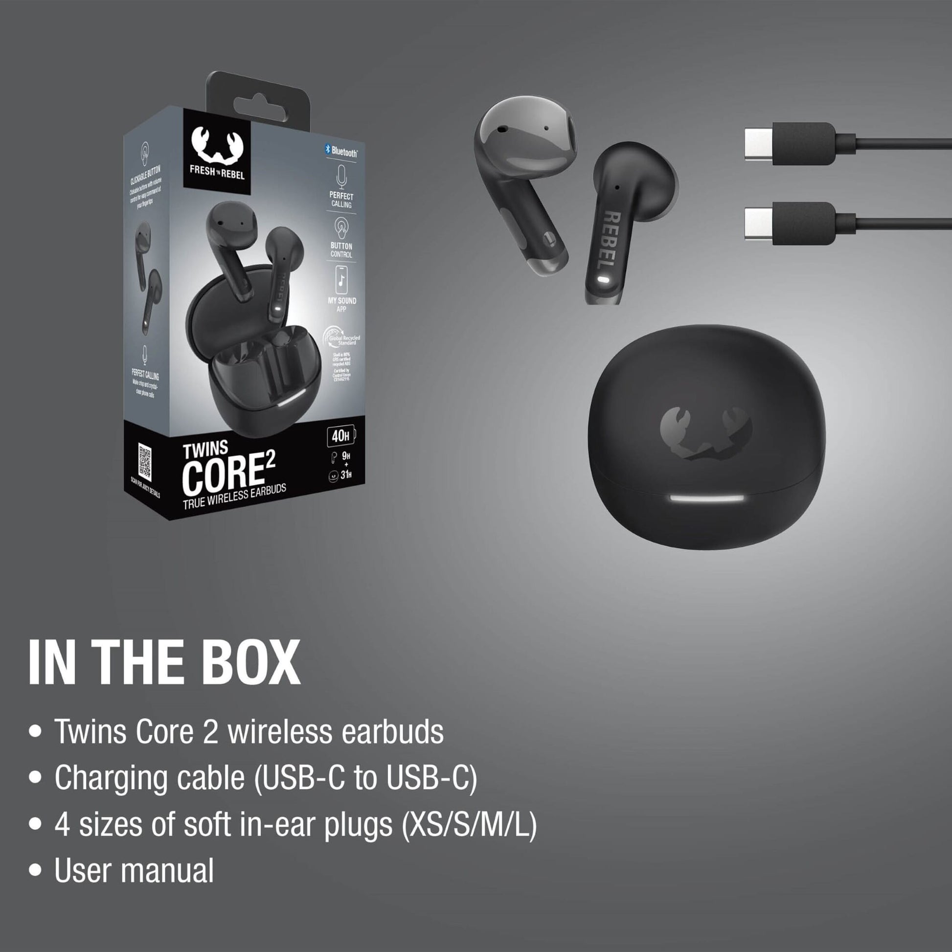 Fresh 'n Rebel Twins Core 2 In-Ear-Kopfhörer