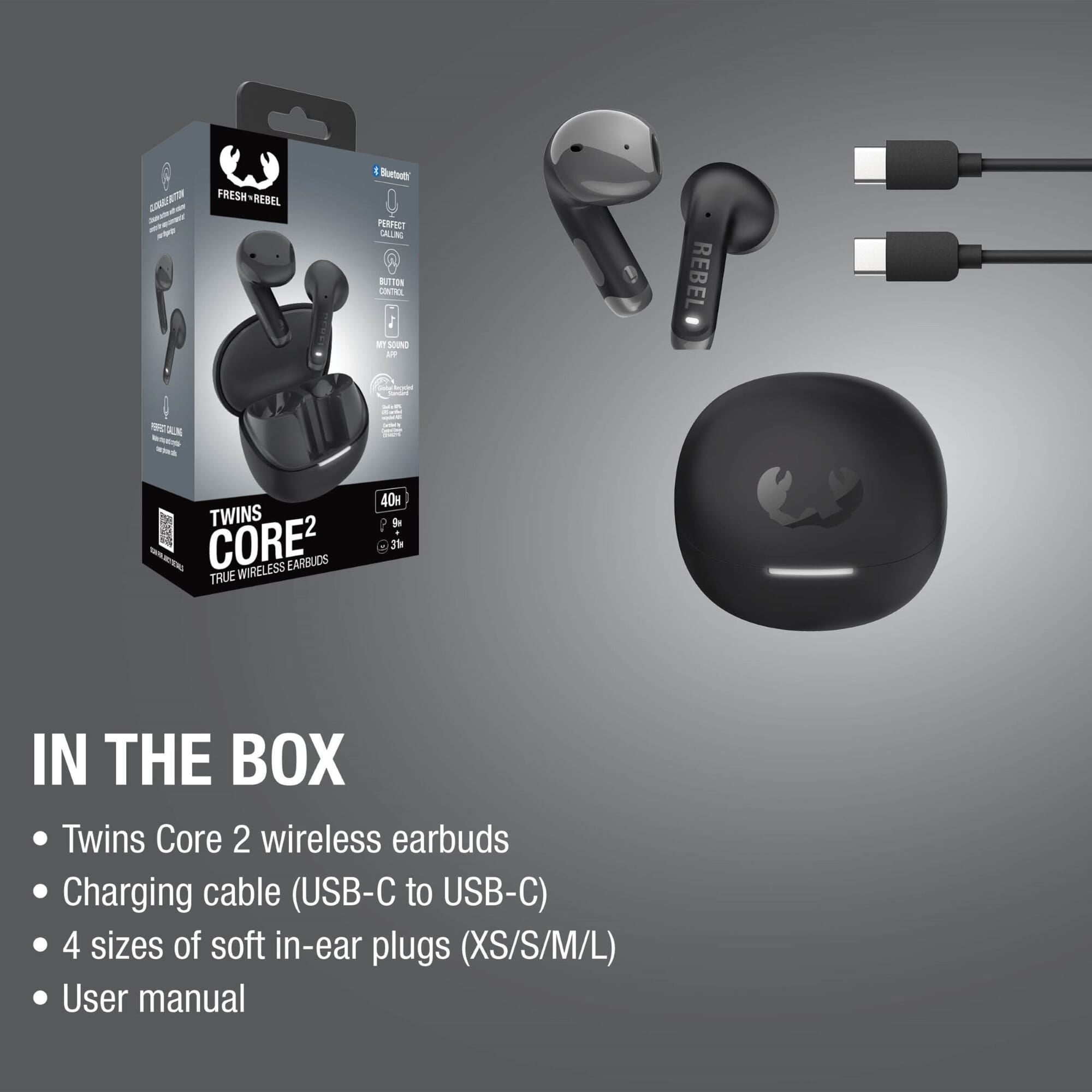 Fresh 'n Rebel Twins Core 2 In-Ear-Kopfhörer