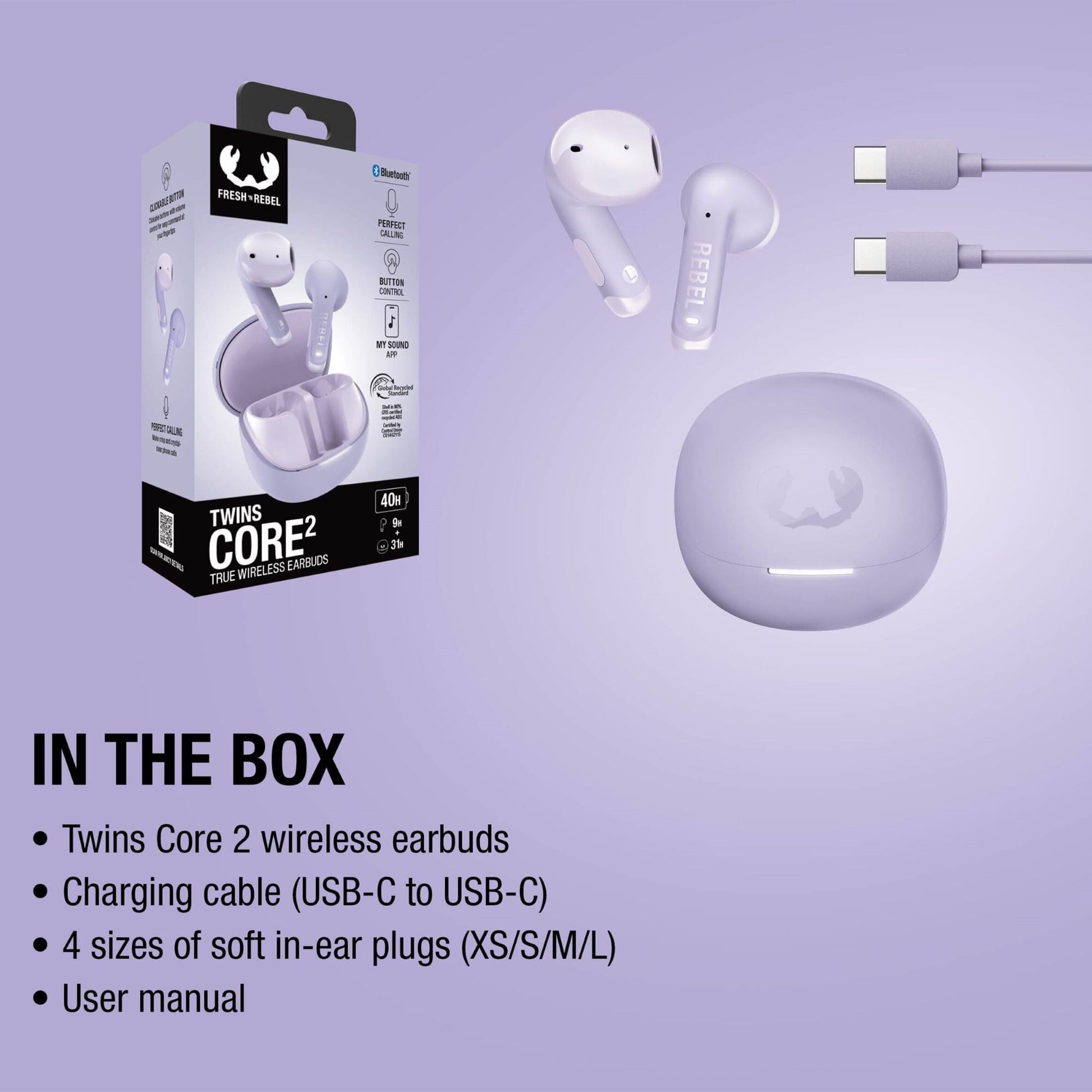 Fresh 'n Rebel Twins Core 2 In-Ear-Kopfhörer